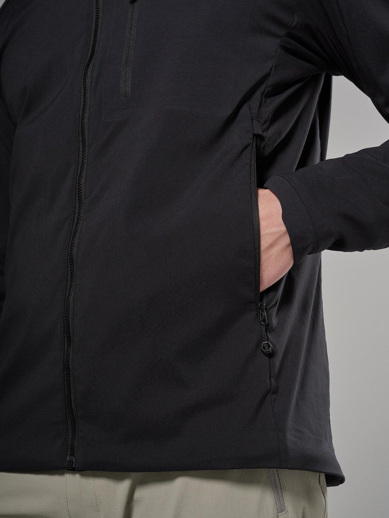 Image 5 of 7 of Montane Mens Khamsin Lite Hooded Shell Jacket - Black