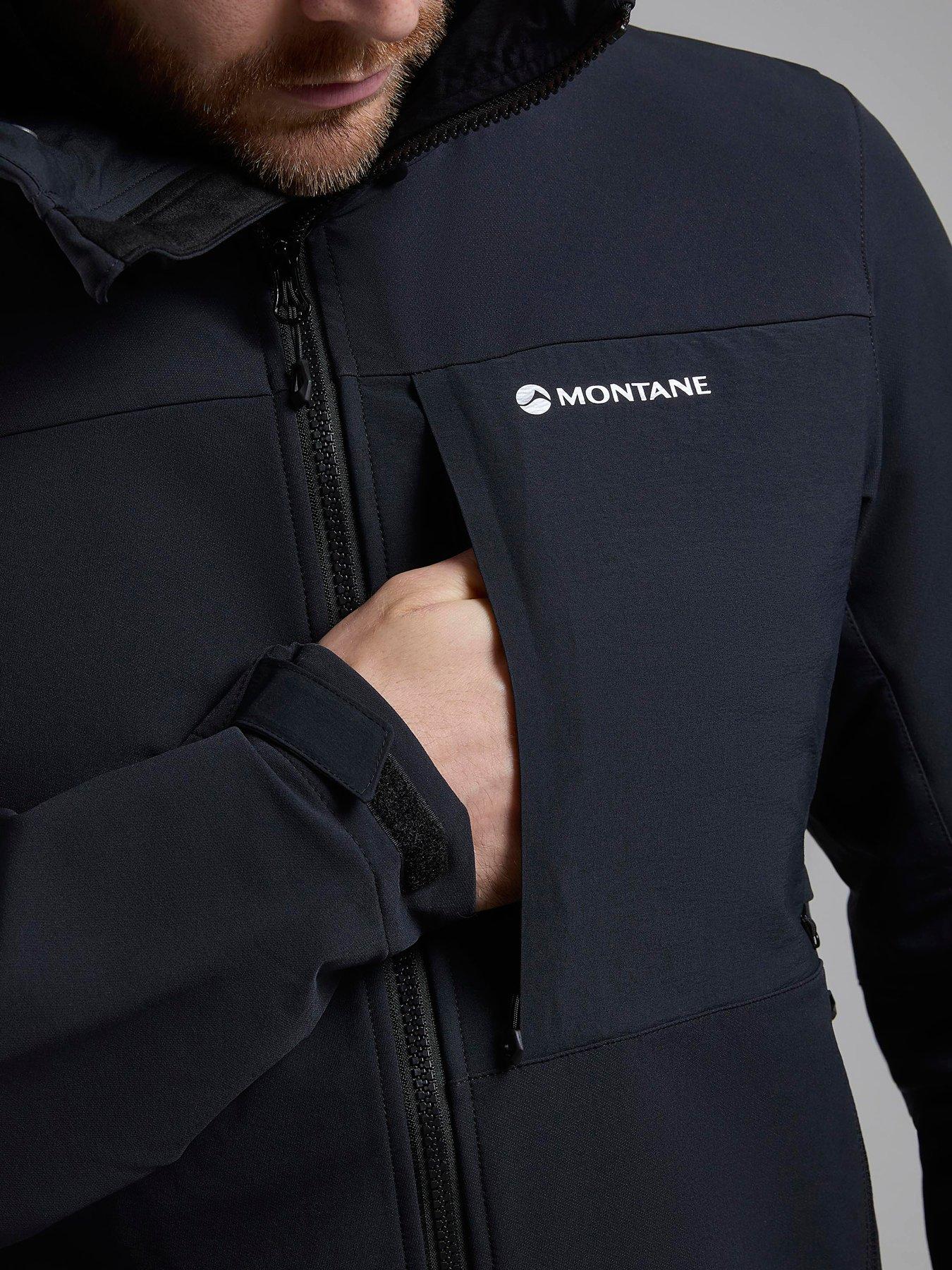 Image 4 of 7 of Montane Mens Tenacity Xt Hooded Shell Jacket - Black