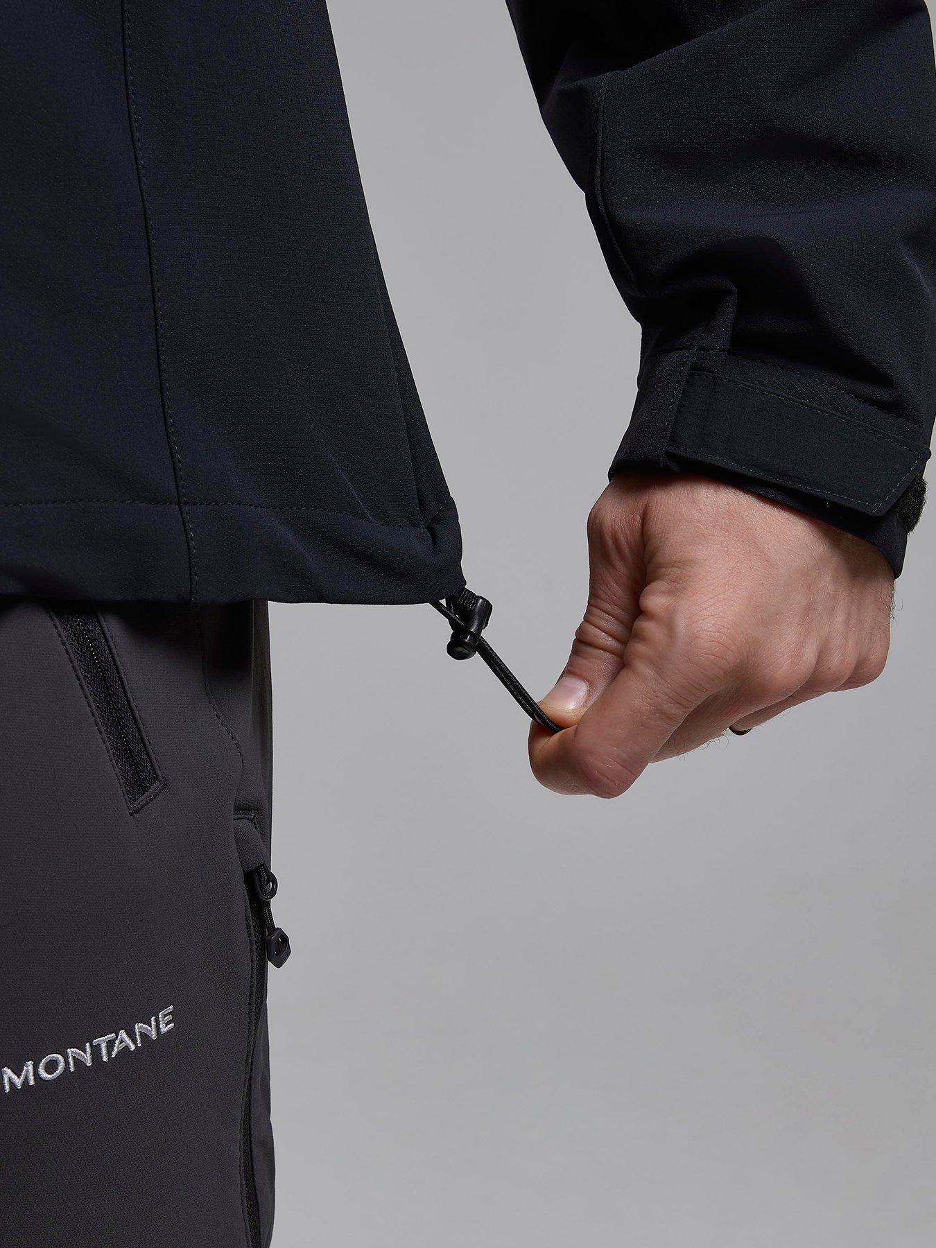 Image 6 of 7 of Montane Mens Tenacity Xt Hooded Shell Jacket - Black