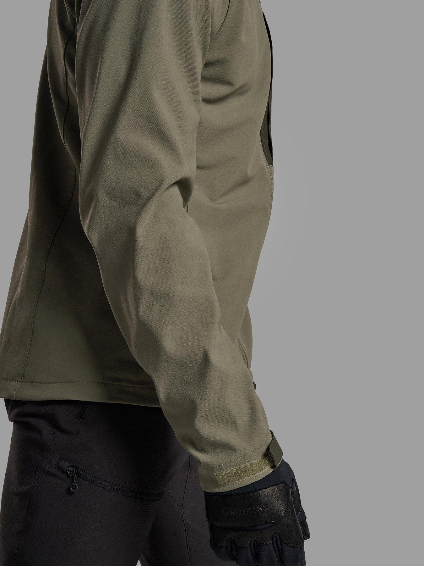 Image 6 of 7 of Montane Mens Tenacity Xt Hooded Shell Jacket - Khaki