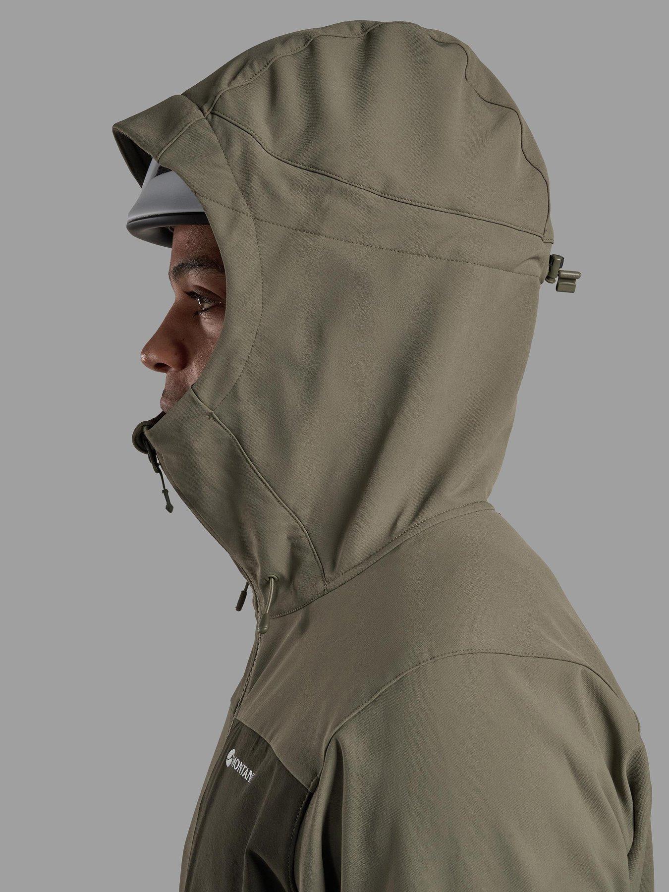 Image 7 of 7 of Montane Mens Tenacity Xt Hooded Shell Jacket - Khaki