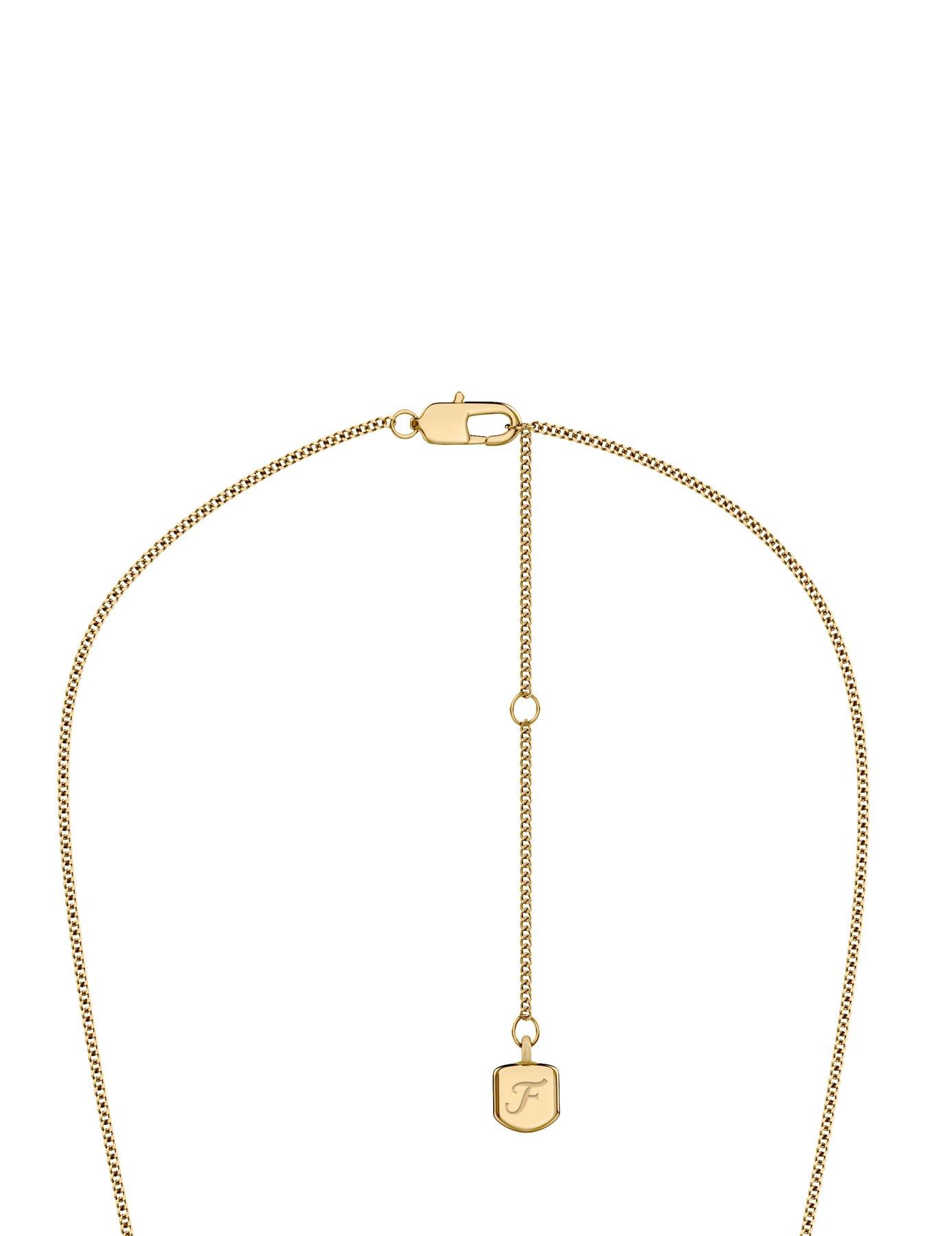 Image 6 of 7 of Fossil Raquel Mother-of-Pearl Pendant Necklace - Gold