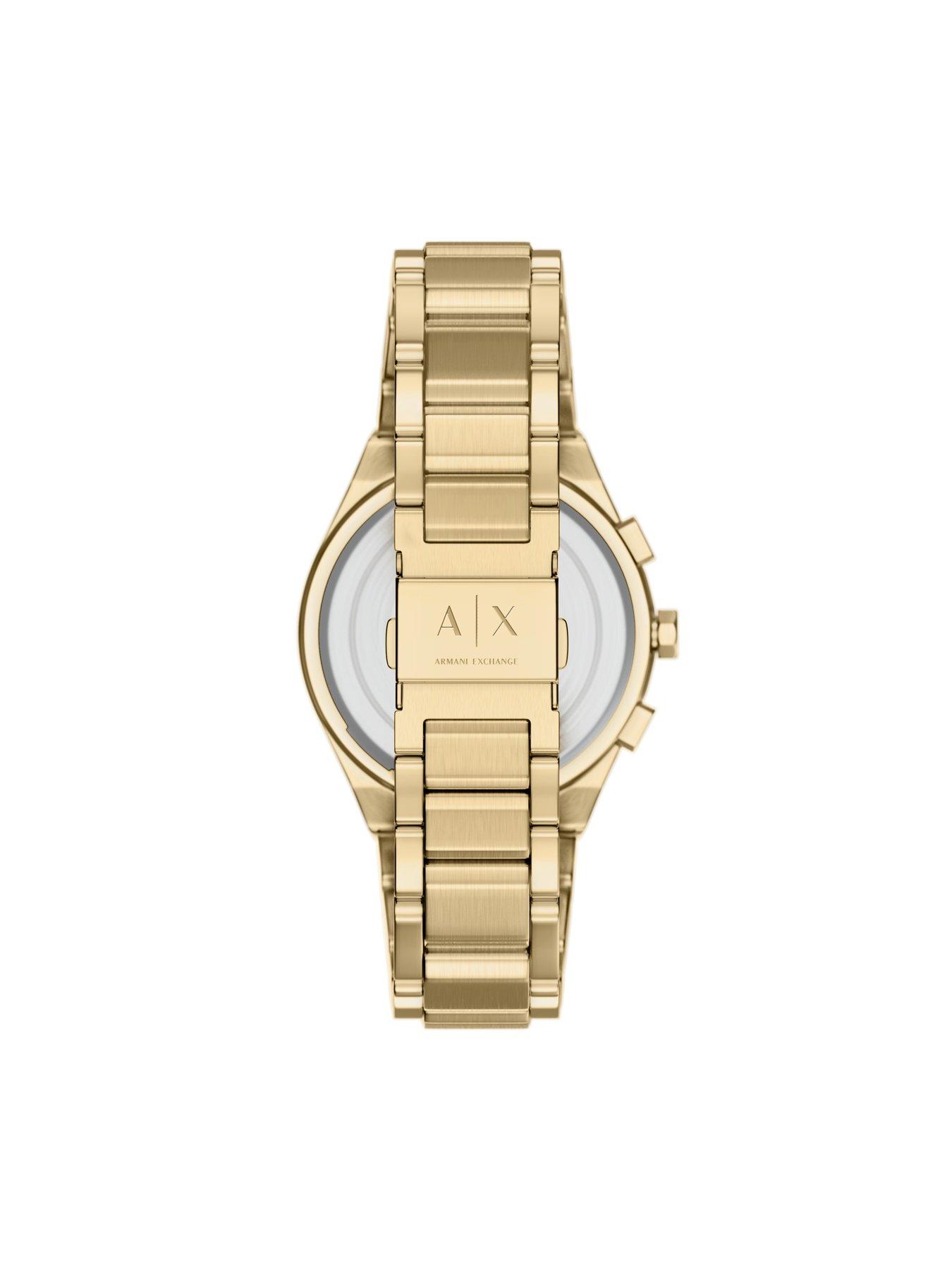 Image 2 of 7 of Armani Exchange Sync Chronograph Gold-Tone Watch