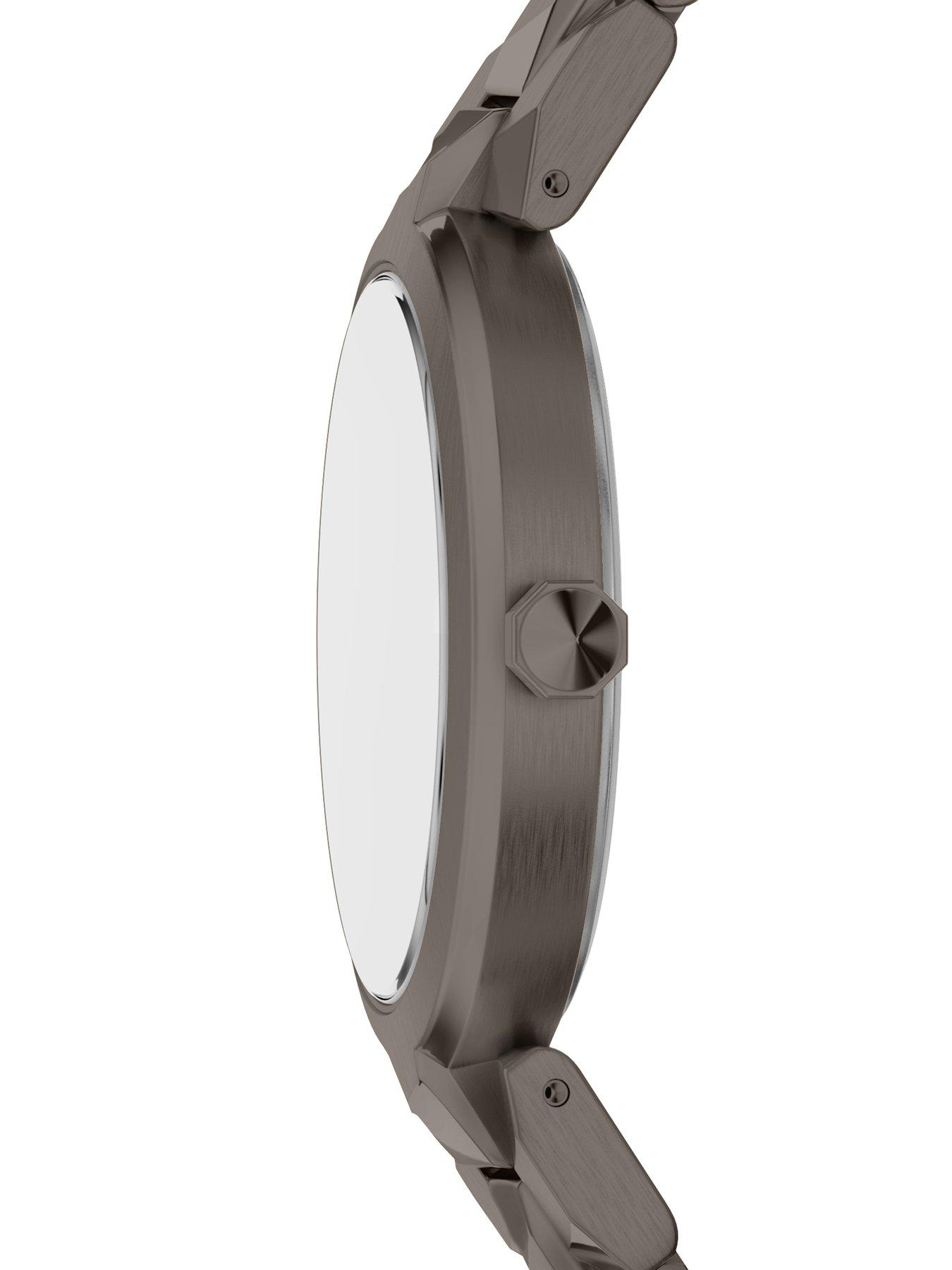 Image 4 of 7 of Armani Exchange Audora Two-Hand Brown Stainless Steel Watch