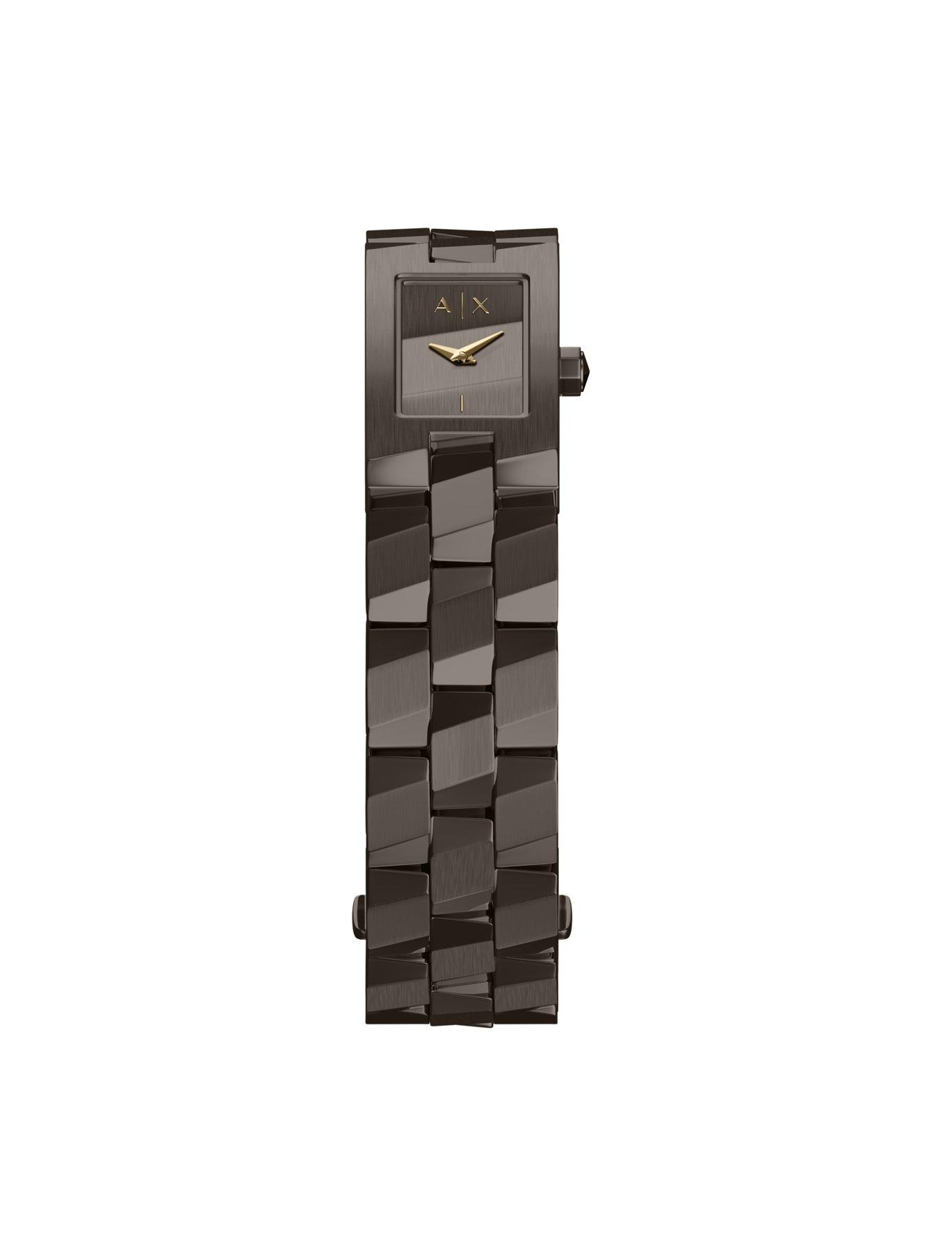 Image 5 of 7 of Armani Exchange Two-Hand Brown Stainless Steel Watch
