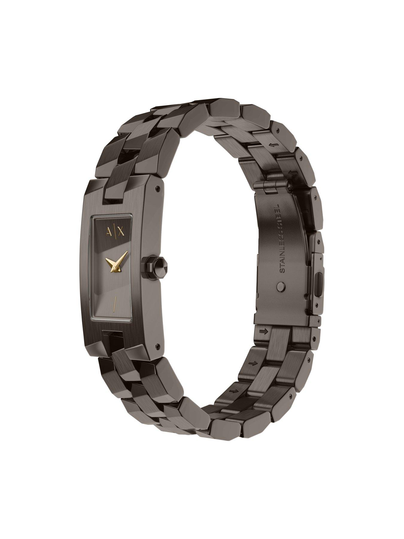 Image 6 of 7 of Armani Exchange Two-Hand Brown Stainless Steel Watch