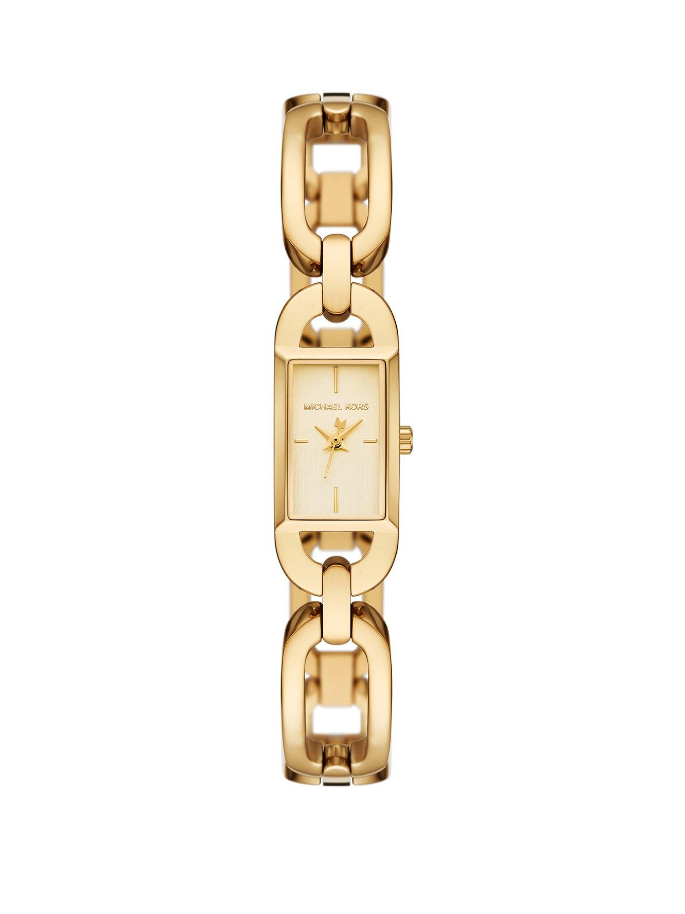 Image 1 of 6 of Michael Kors Empire Three-Hand Gold-Tone Watch