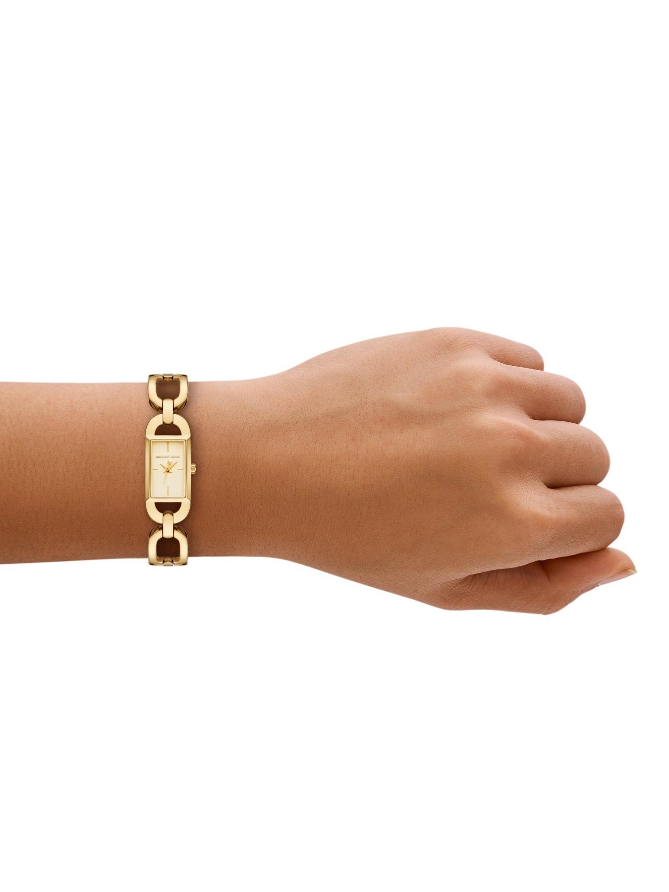Image 3 of 6 of Michael Kors Empire Three-Hand Gold-Tone Watch