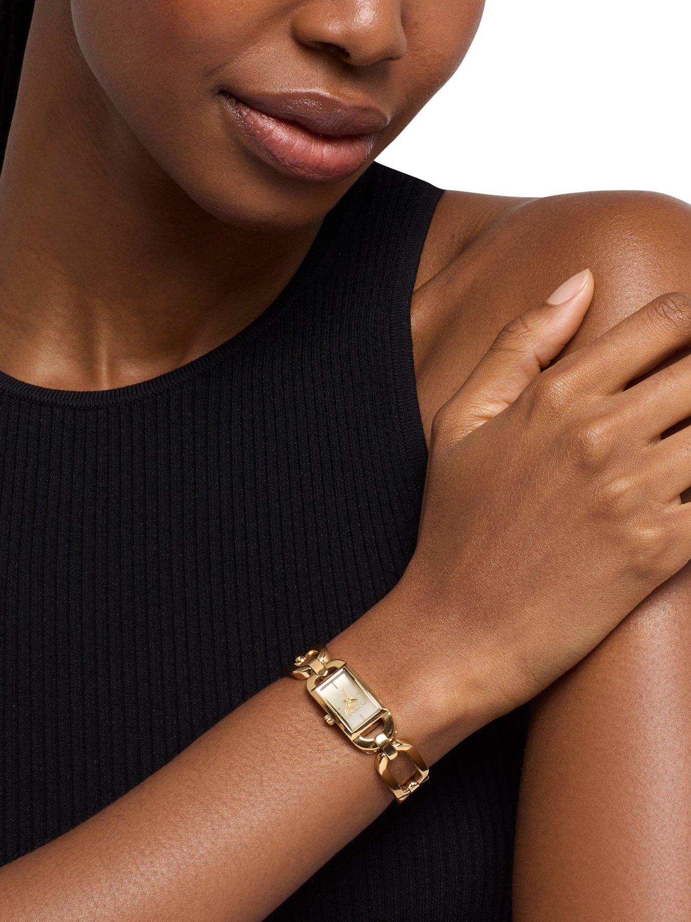 Image 5 of 6 of Michael Kors Empire Three-Hand Gold-Tone Watch