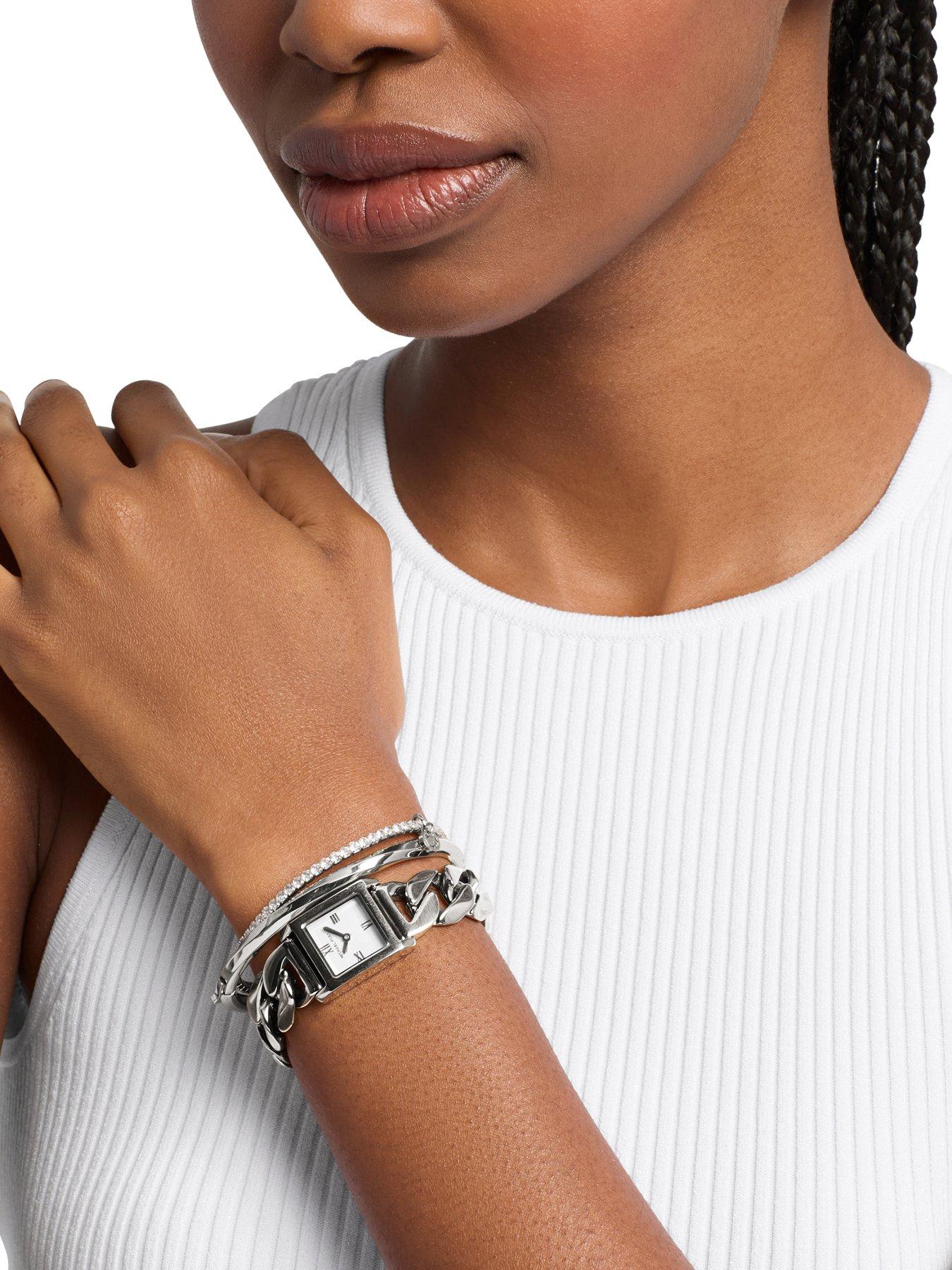 Image 2 of 7 of Michael Kors Georgie Two-Hand Watch and Bracelet Set