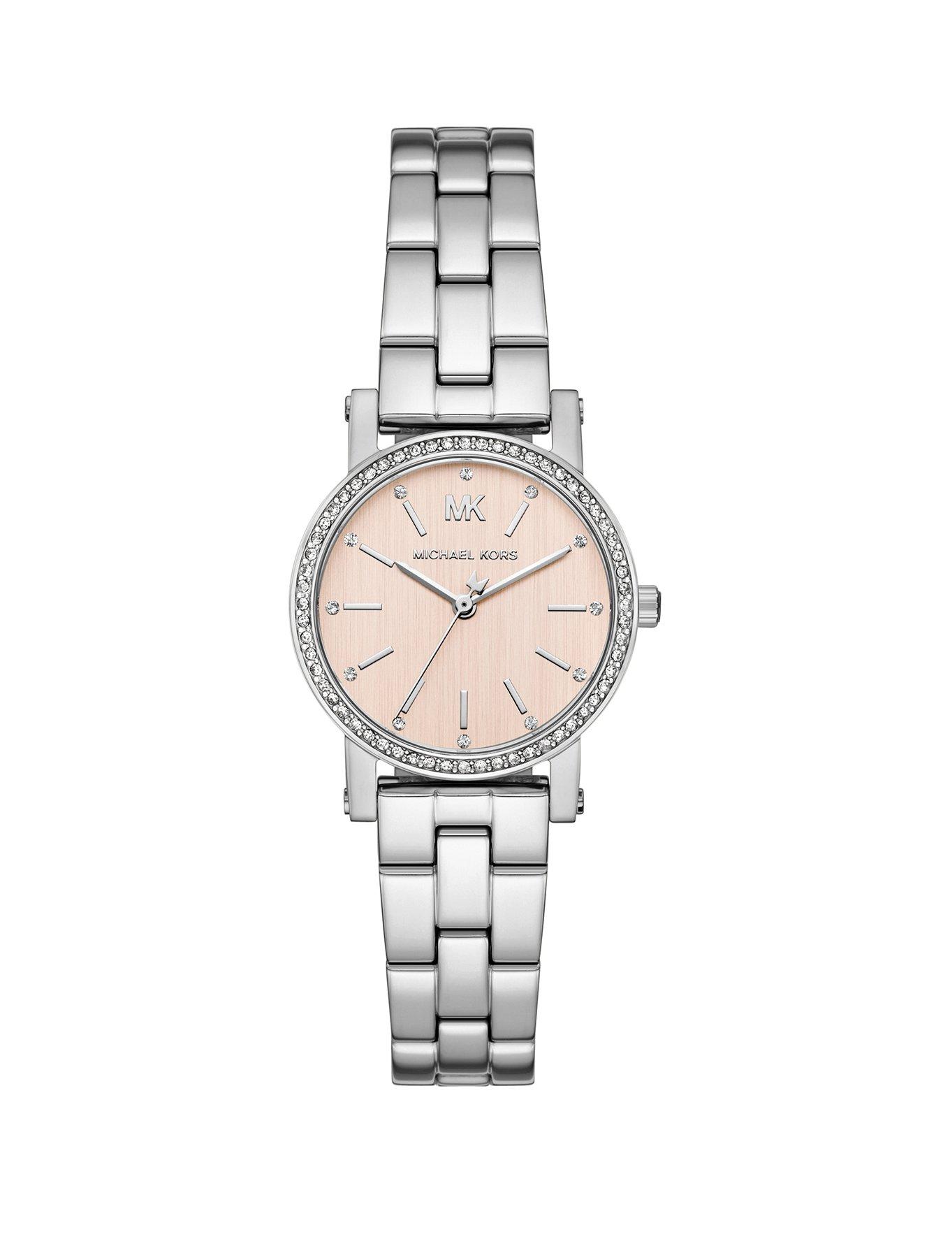 Michael Kors Corey Three-Hand Stainless Steel Watch