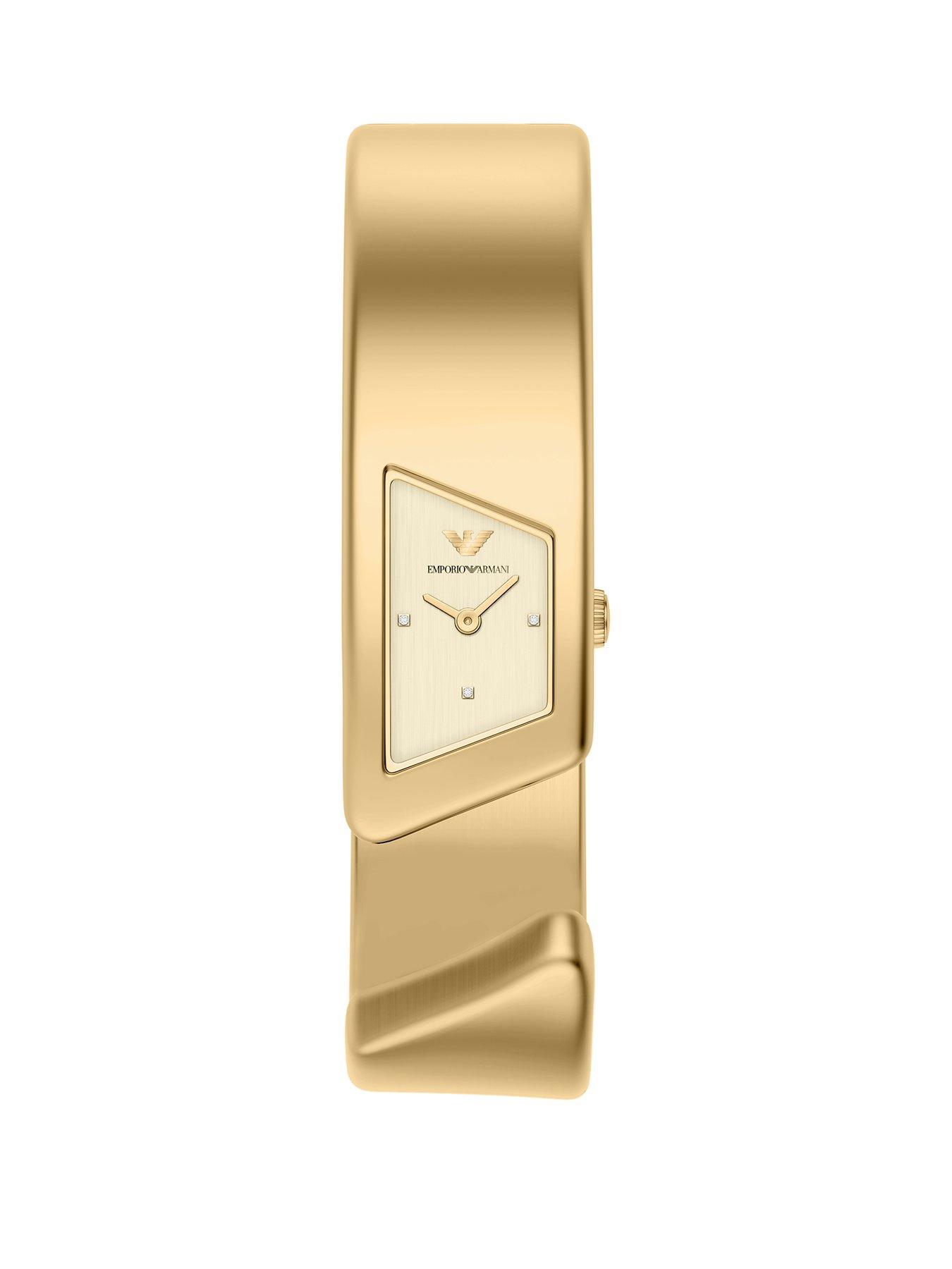 Image 1 of 7 of Emporio Armani Two-Hand Gold-Tone Watch