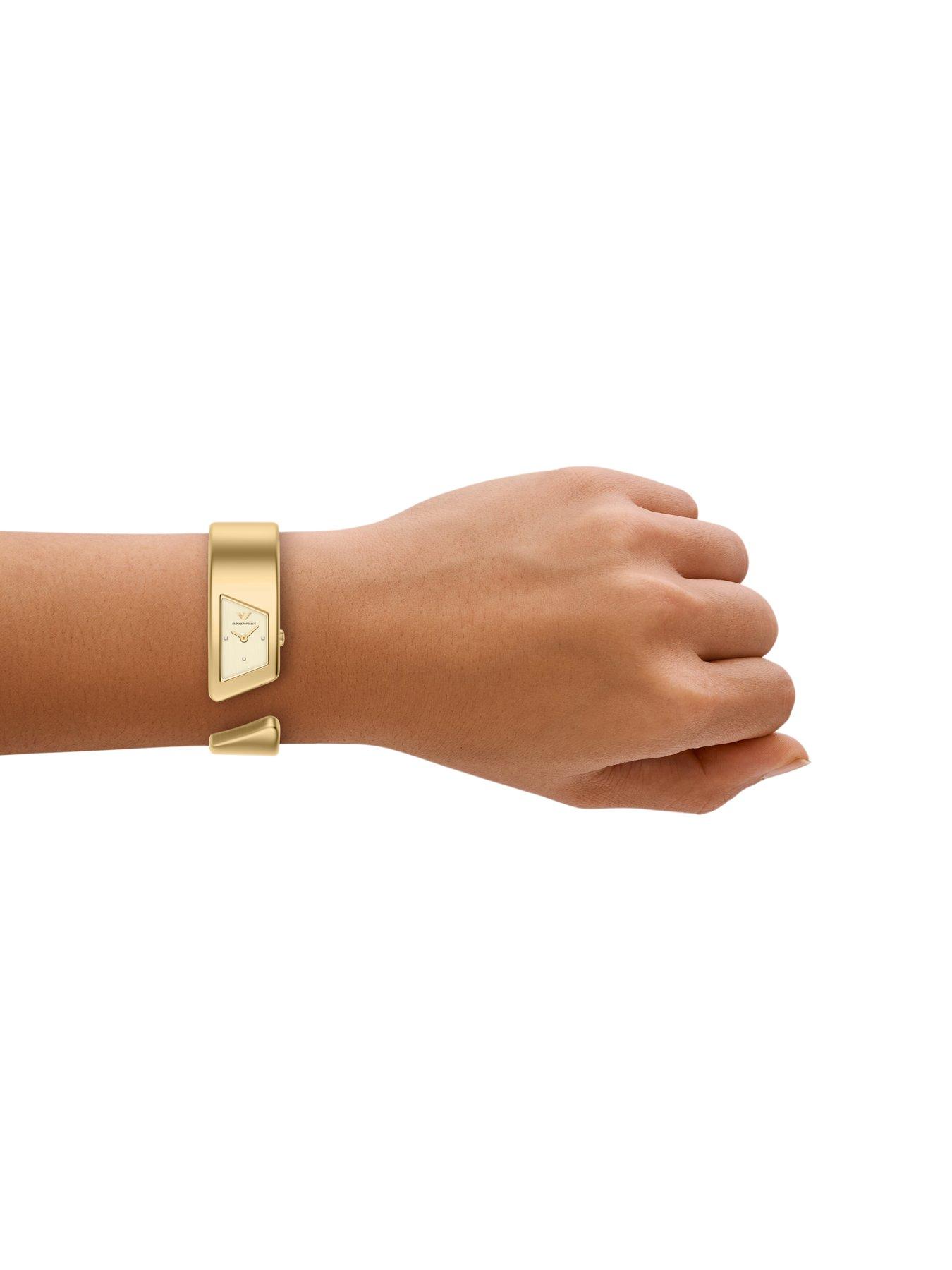 Image 3 of 7 of Emporio Armani Two-Hand Gold-Tone Watch