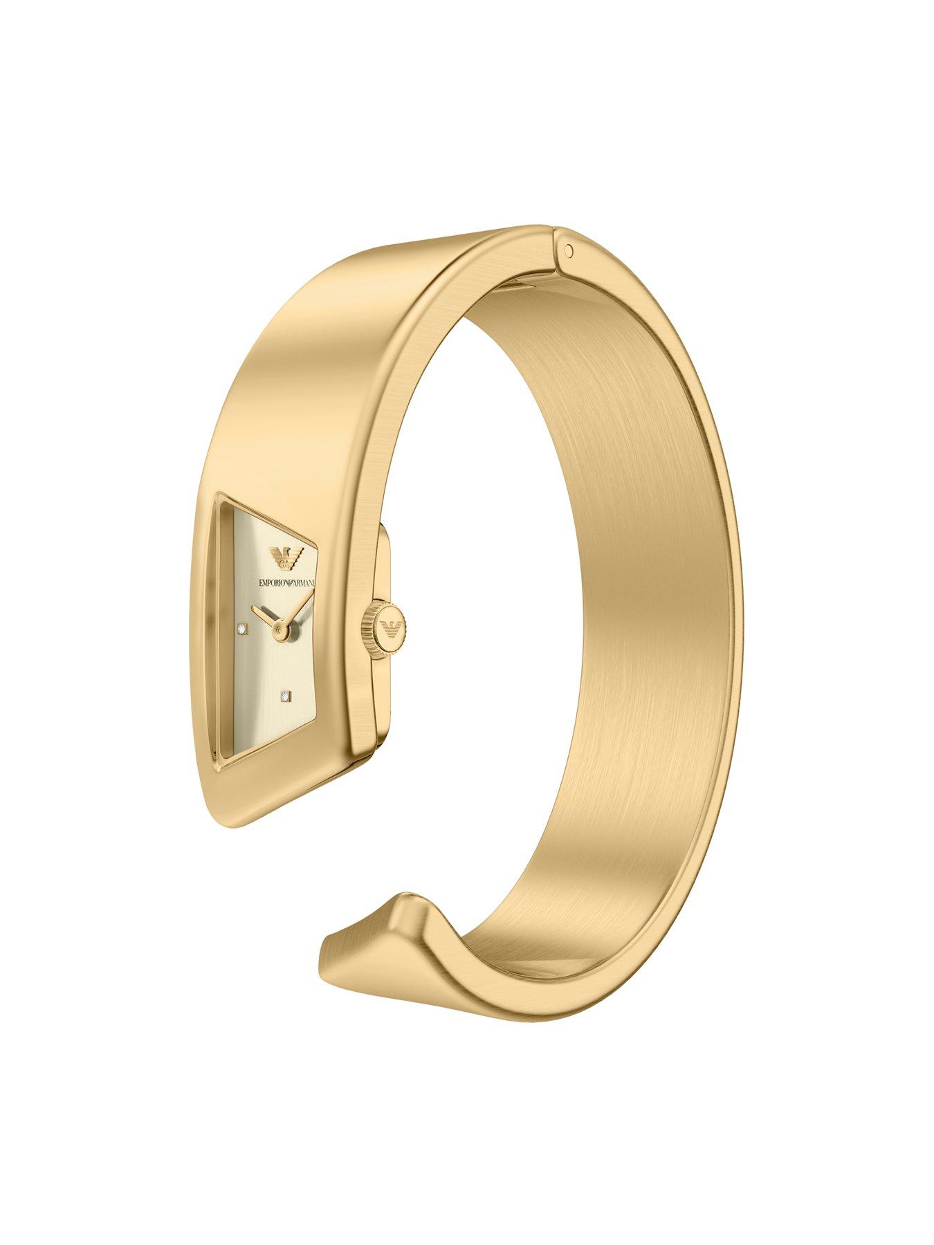 Image 5 of 7 of Emporio Armani Two-Hand Gold-Tone Watch