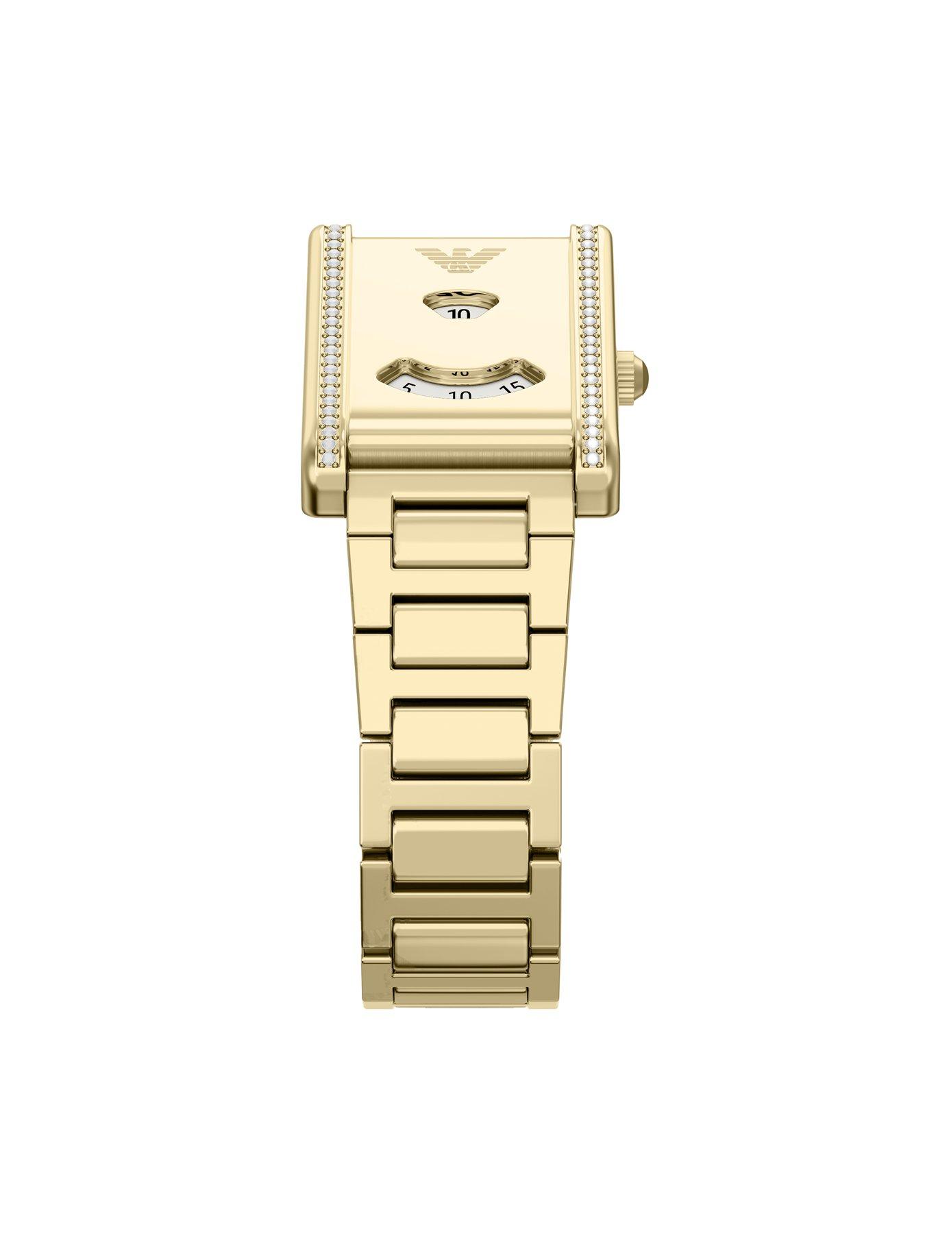 Image 5 of 7 of Emporio Armani Two-Hand Gold-Tone Watch