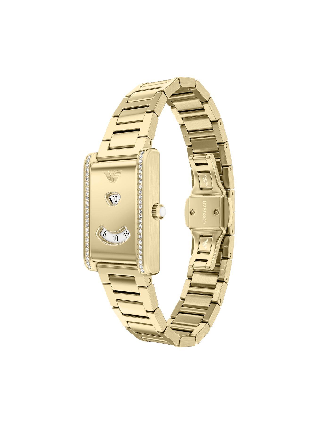 Image 6 of 7 of Emporio Armani Two-Hand Gold-Tone Watch