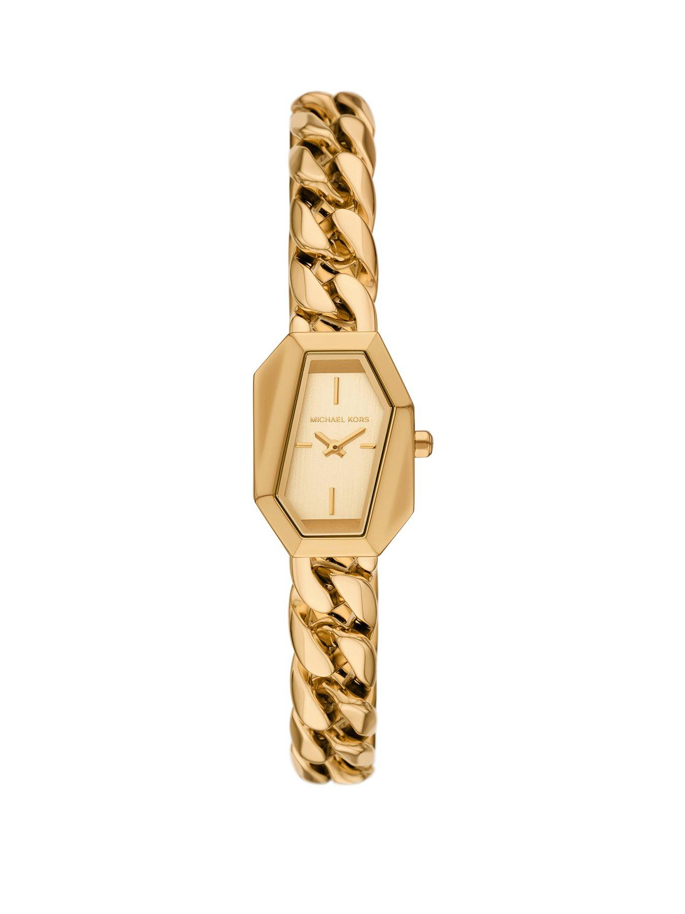 Michael Kors Women's Suri Two-Hand Gold-Tone Stainless Steel Watch, MK7615