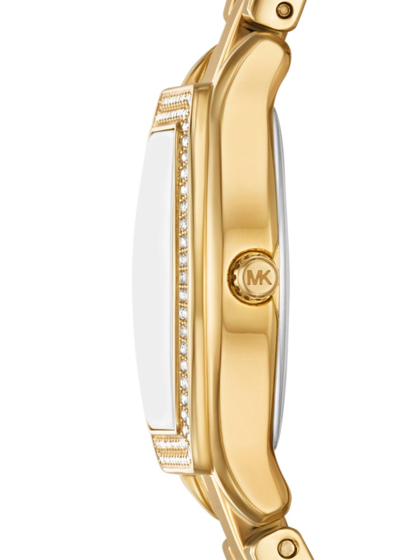 Image 4 of 6 of Michael Kors Chelsea Three-Hand Gold-Tone Watch