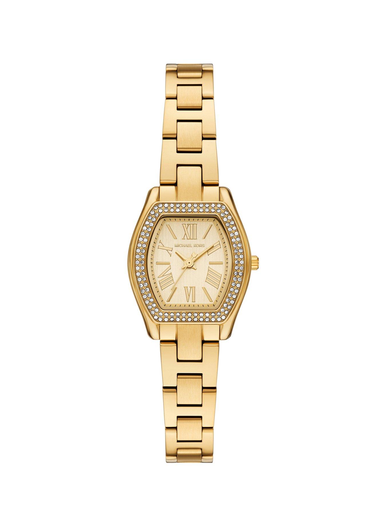 Image 5 of 6 of Michael Kors Chelsea Three-Hand Gold-Tone Watch