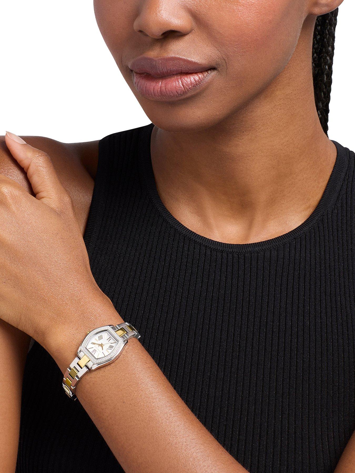 Michael Kors Michael Kors Women's Chelsea Three-Hand Two-Tone Stainless Steel Watch, MK7620