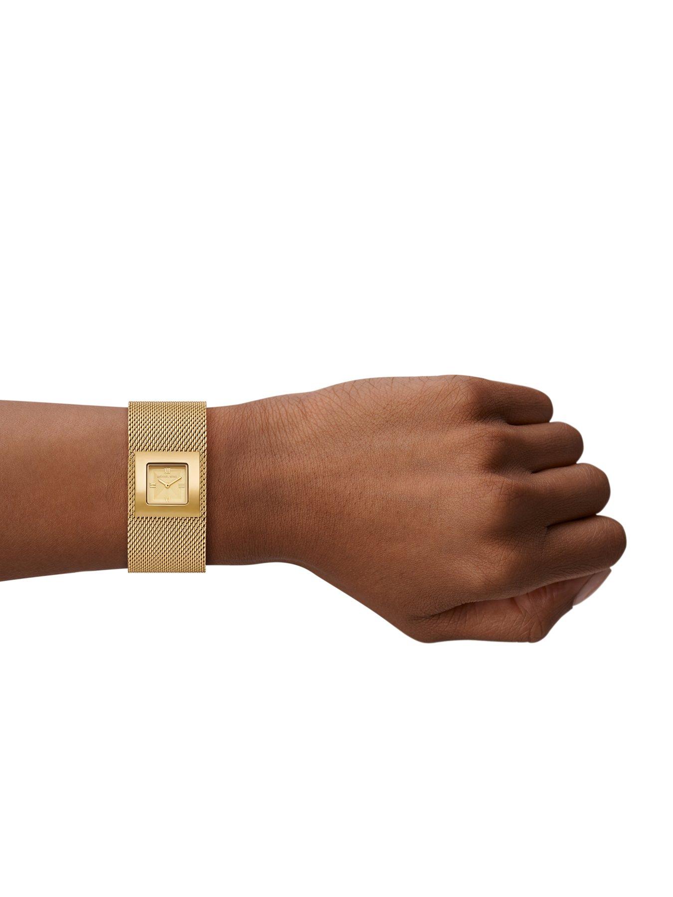 Image 3 of 6 of Michael Kors Georgie Two-Hand Gold-Tone Watch