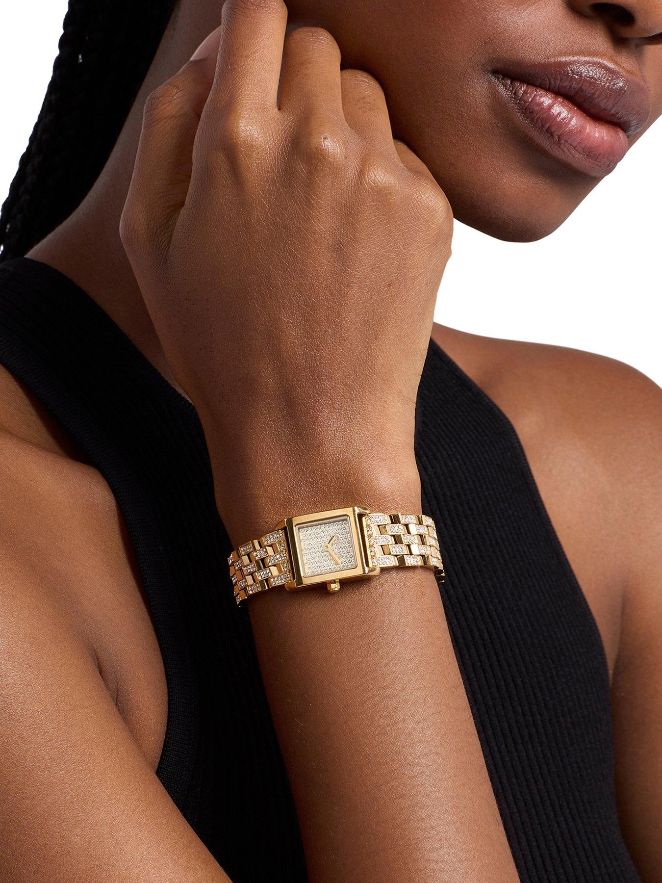 Image 1 of 6 of Michael Kors Georgie Two-Hand Gold-Tone Watch