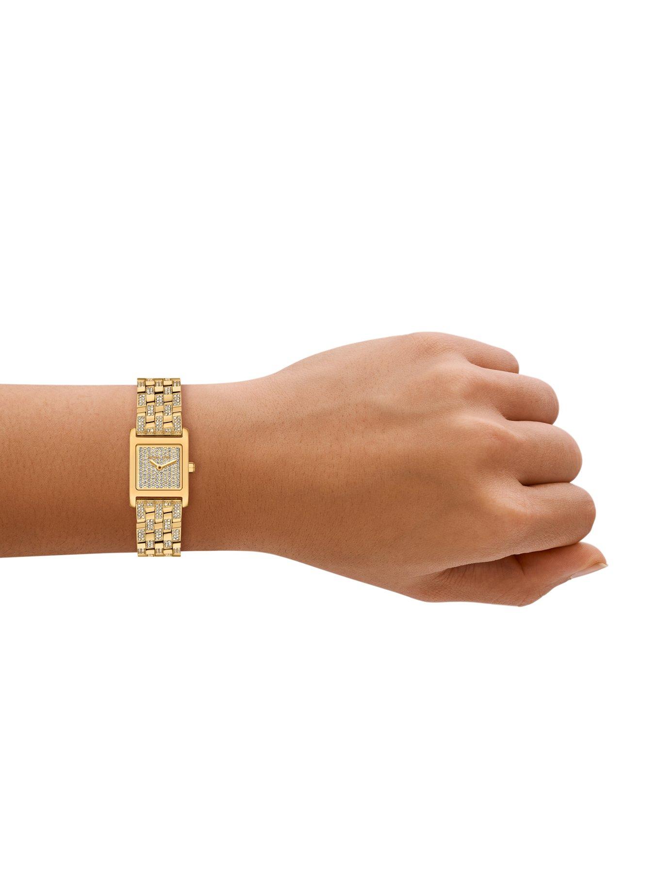 Image 3 of 6 of Michael Kors Georgie Two-Hand Gold-Tone Watch