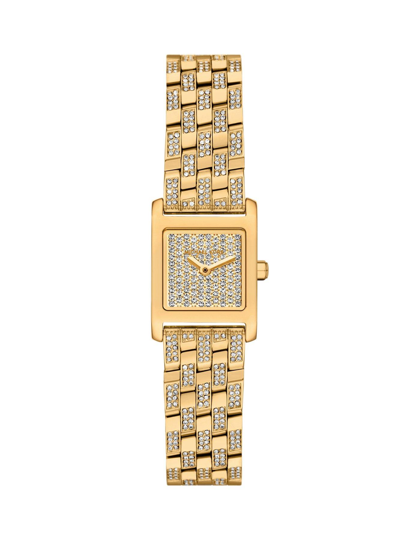 Image 5 of 6 of Michael Kors Georgie Two-Hand Gold-Tone Watch