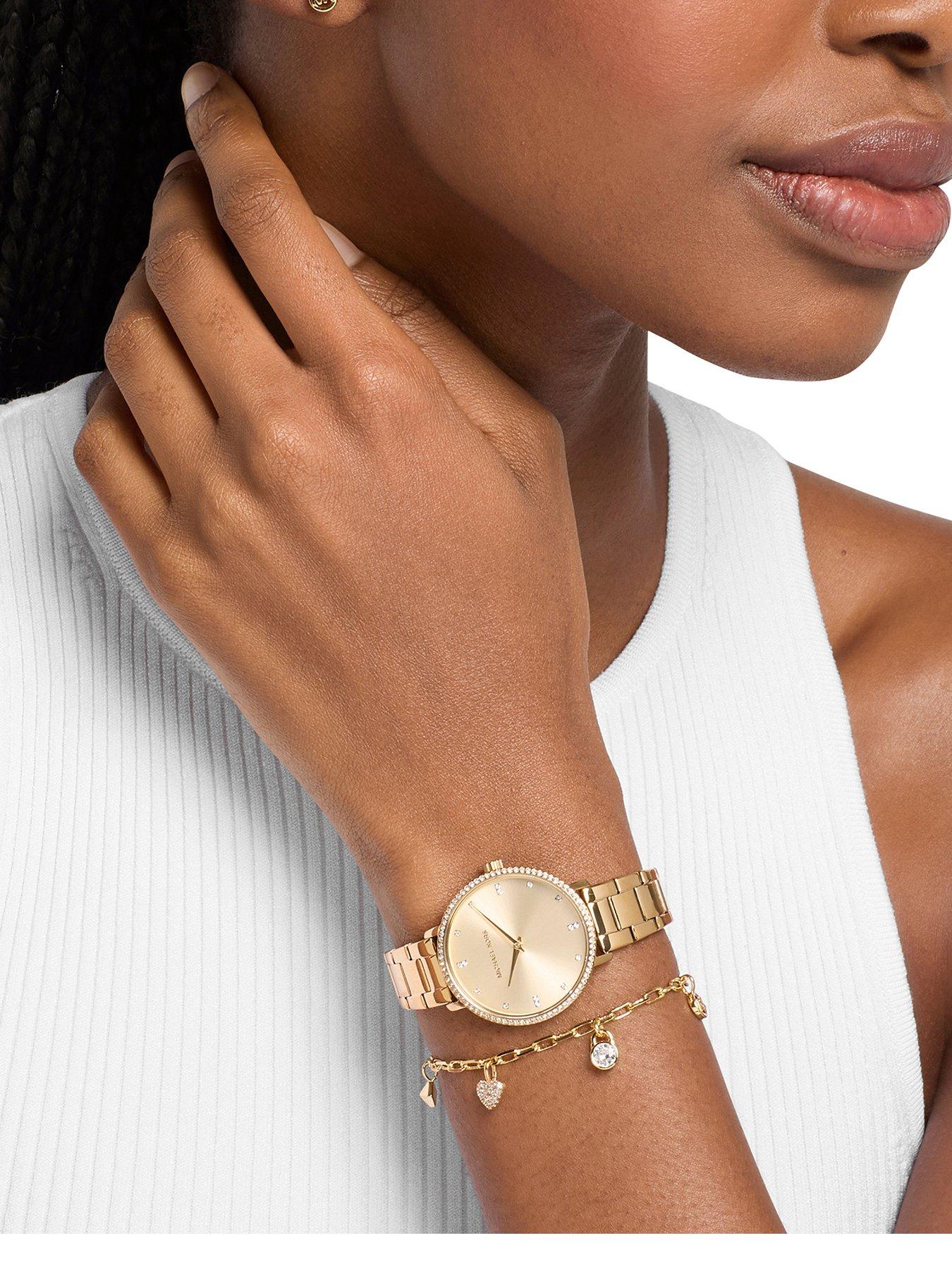Image 1 of 7 of Michael Kors Pyper Two-Hand Gold-Tone Watch