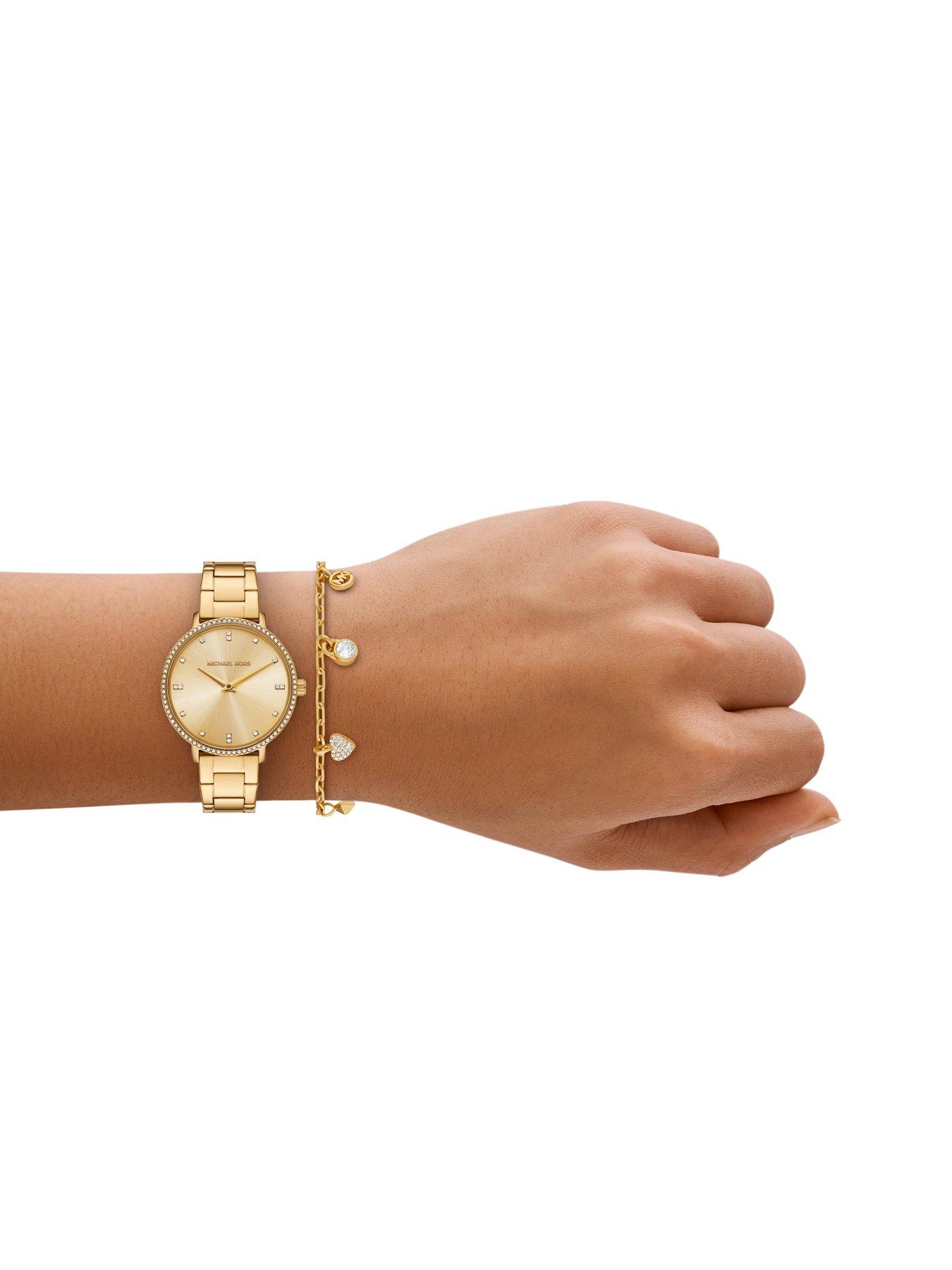 Image 4 of 7 of Michael Kors Pyper Two-Hand Gold-Tone Watch