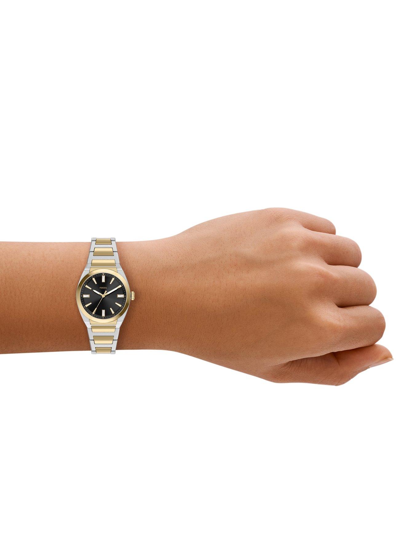 Image 3 of 7 of Fossil Everett Three-Hand Two-Tone Stainless Steel Watch