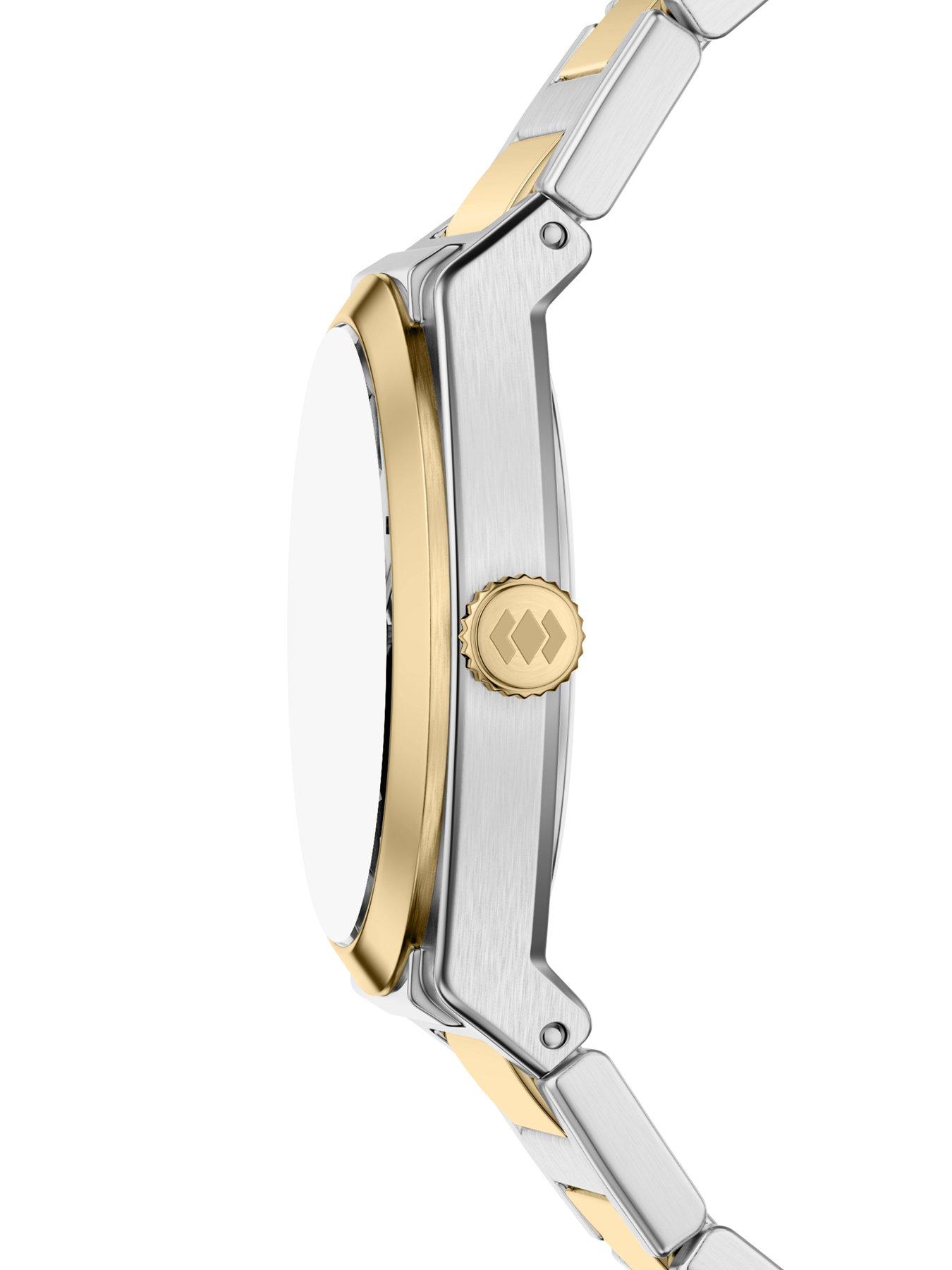 Image 4 of 7 of Fossil Everett Three-Hand Two-Tone Stainless Steel Watch