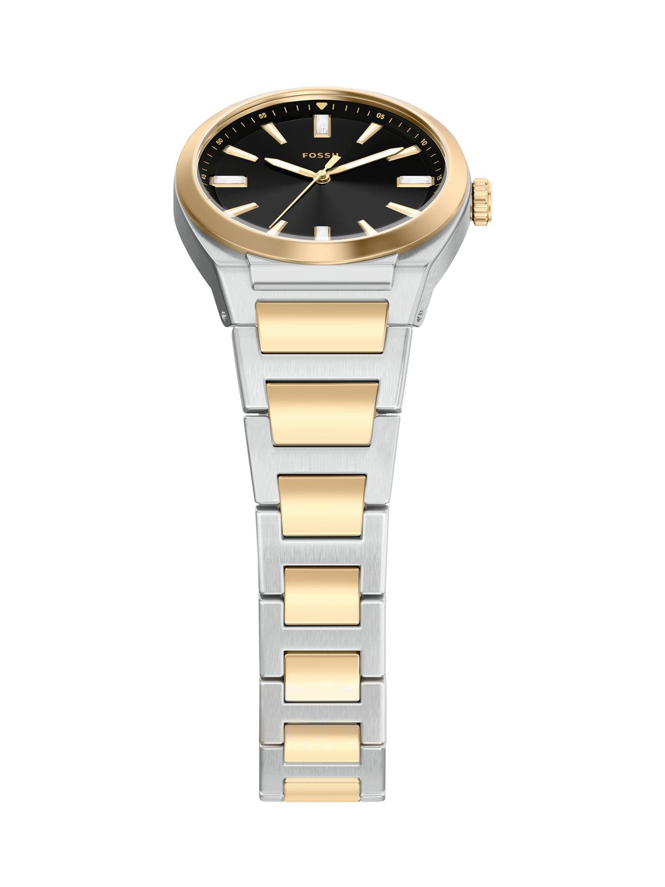 Image 5 of 7 of Fossil Everett Three-Hand Two-Tone Stainless Steel Watch
