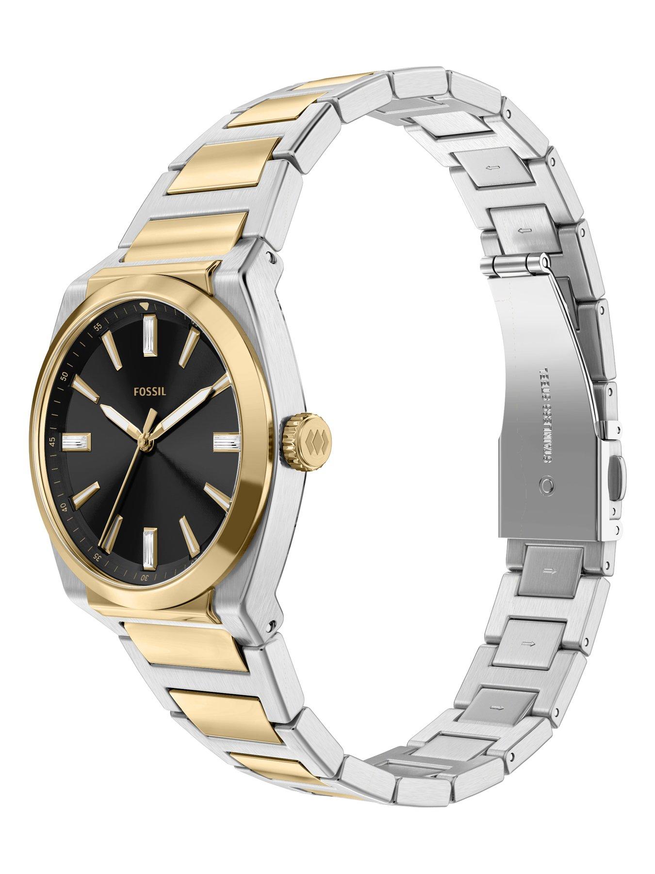 Image 6 of 7 of Fossil Everett Three-Hand Two-Tone Stainless Steel Watch