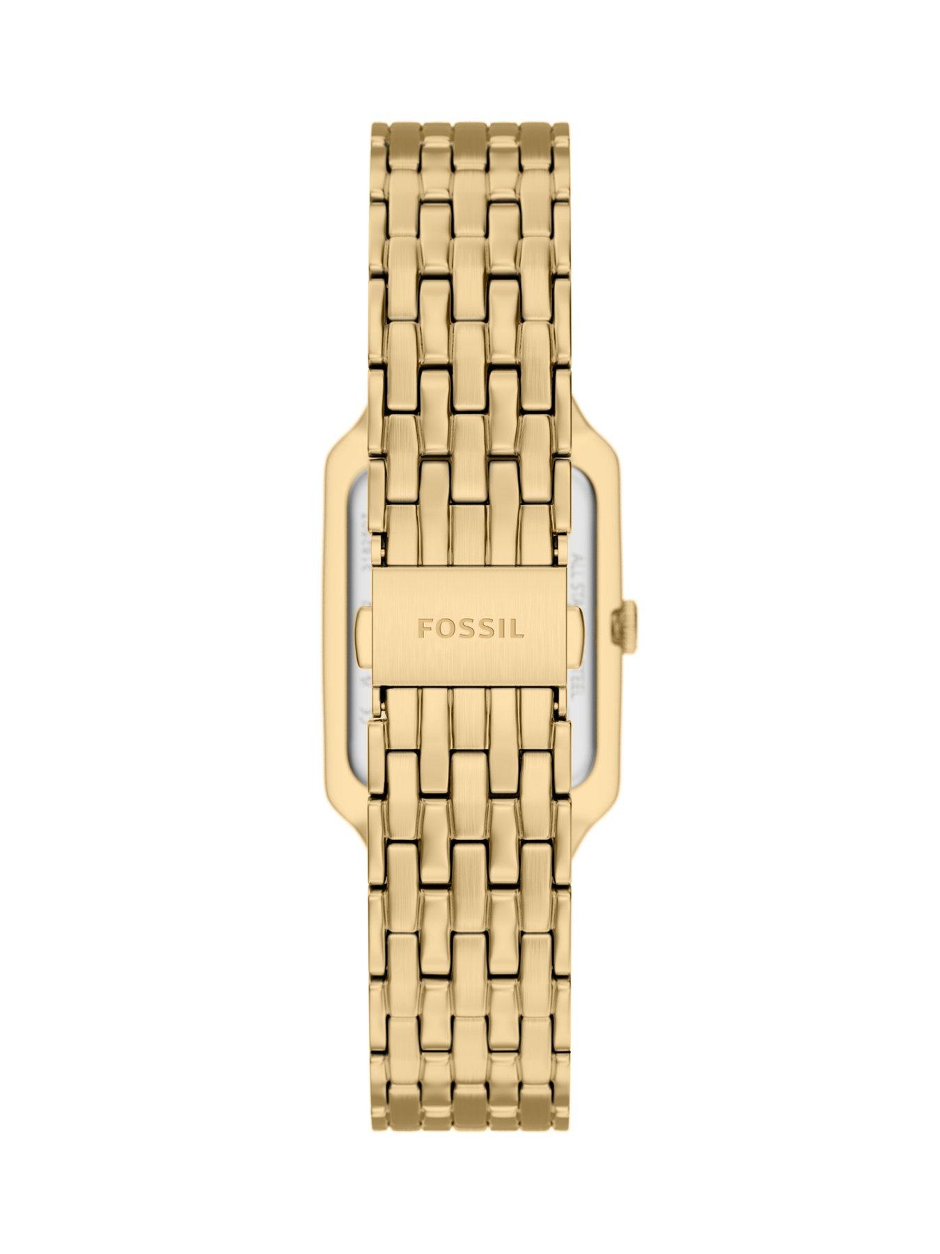 Image 2 of 7 of Fossil Raquel Three-Hand Date Gold-Tone Stainless Steel Watch