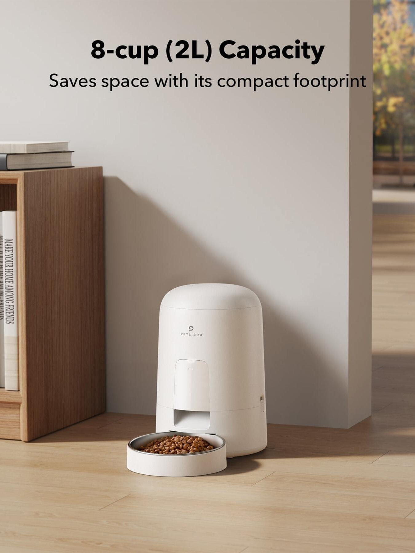 Image 1 of 5 of Petlibro Air Automatic Pet Feeder 2L - White