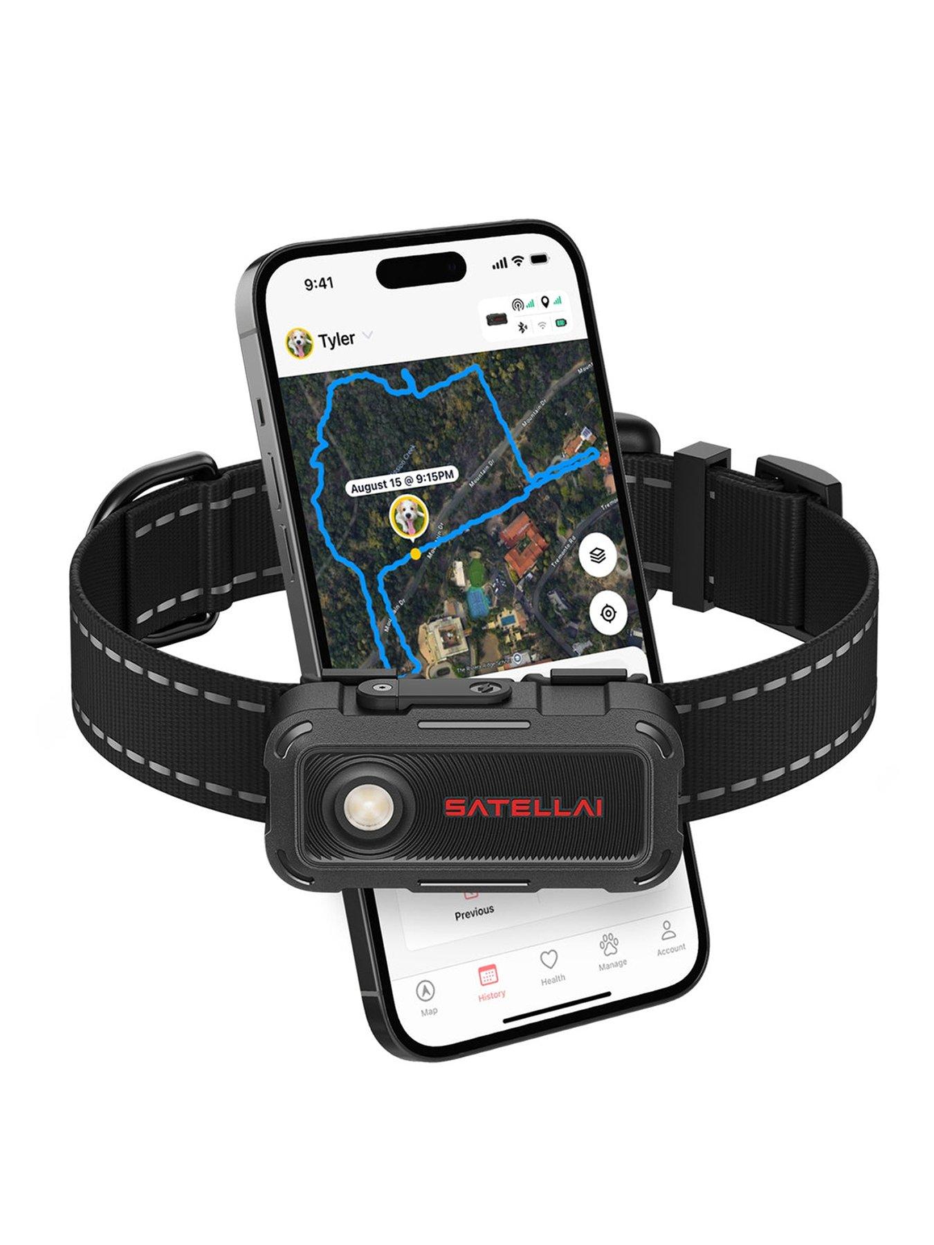 Image 1 of 4 of Stellai SATELLAI Collar Go Smart GPS Dog Collar with Live Tracking & Health Monitoring