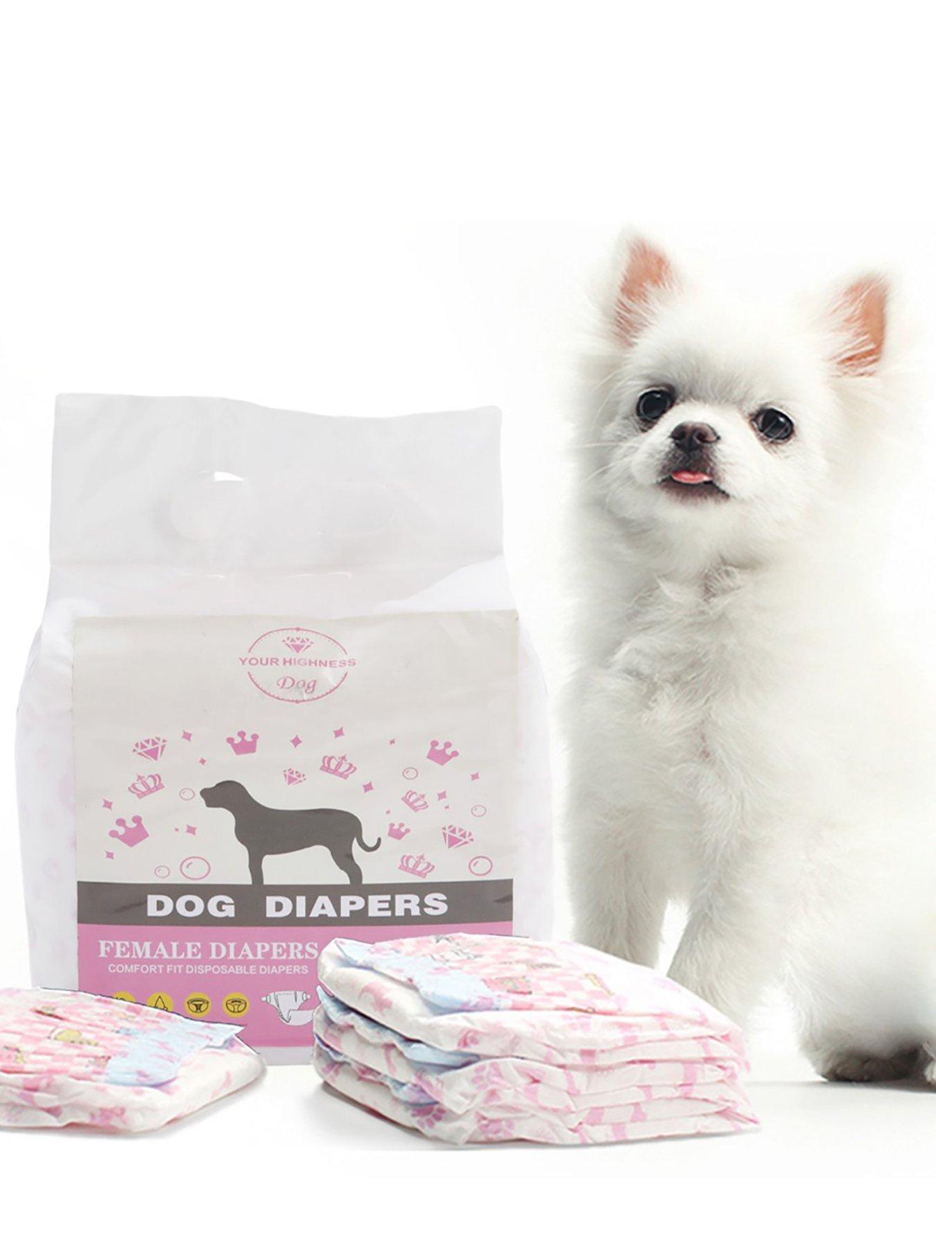 Image 1 of 7 of Living and Home 30Pcs All-absorb Disposable Female Dog Diapers XS