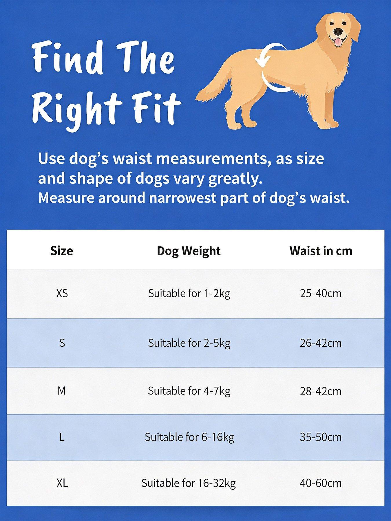Image 4 of 7 of Living and Home 30Pcs All-absorb Disposable Female Dog Diapers XS