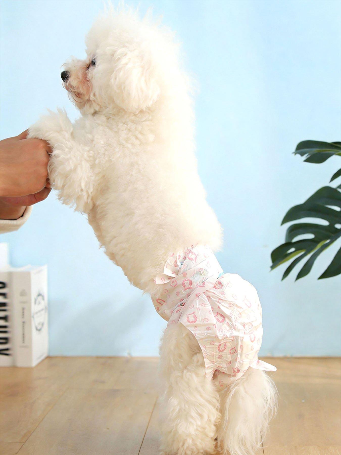 Image 5 of 7 of Living and Home 30Pcs All-absorb Disposable Female Dog Diapers XS