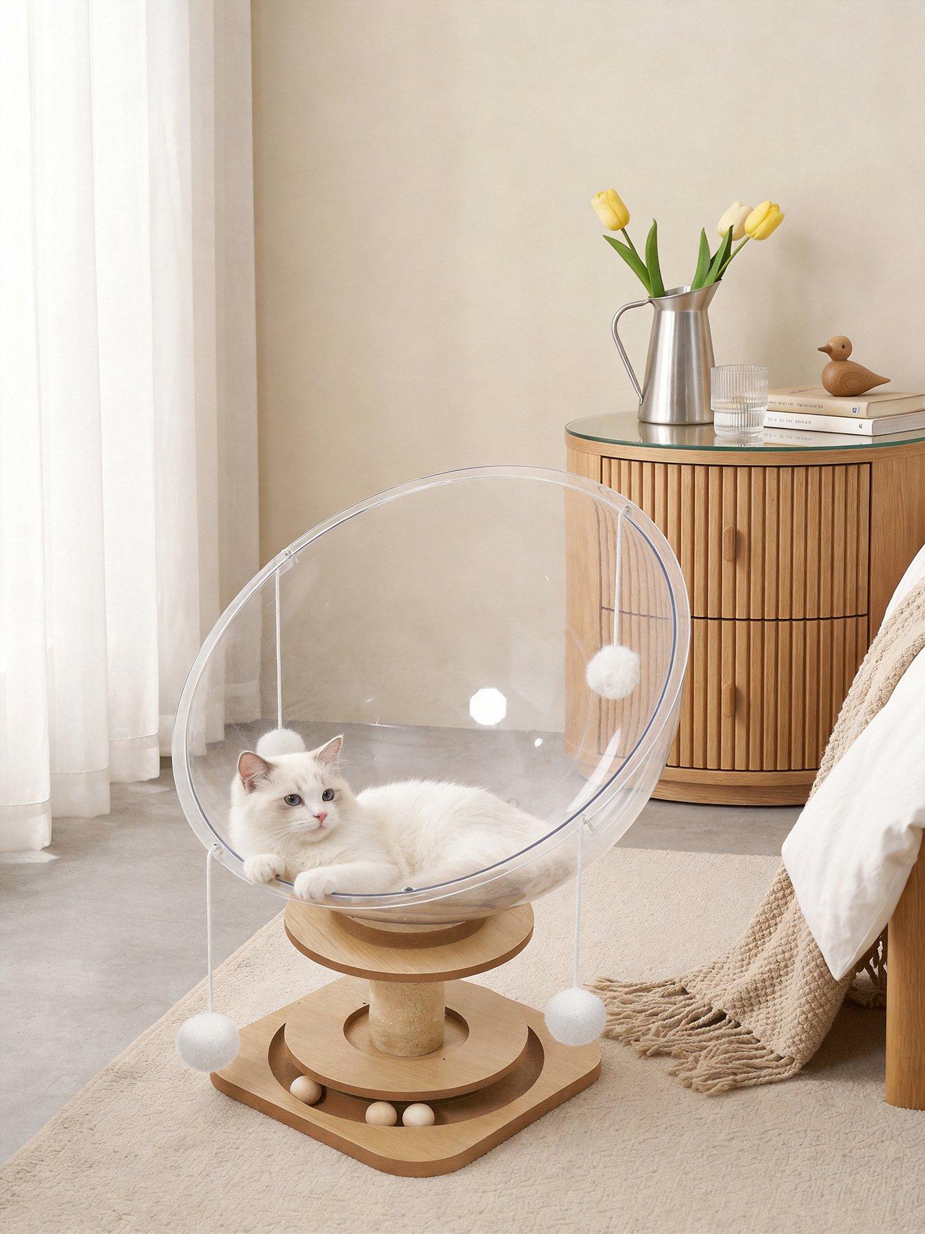 Living and Home Multifunction Space Capsule Cat Bed