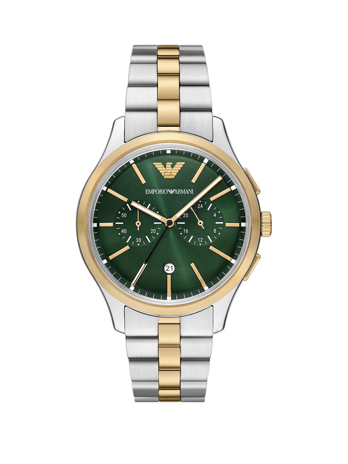 Emporio Armani Men's Chronograph Two-Tone Stainless Steel Watch, AR11692