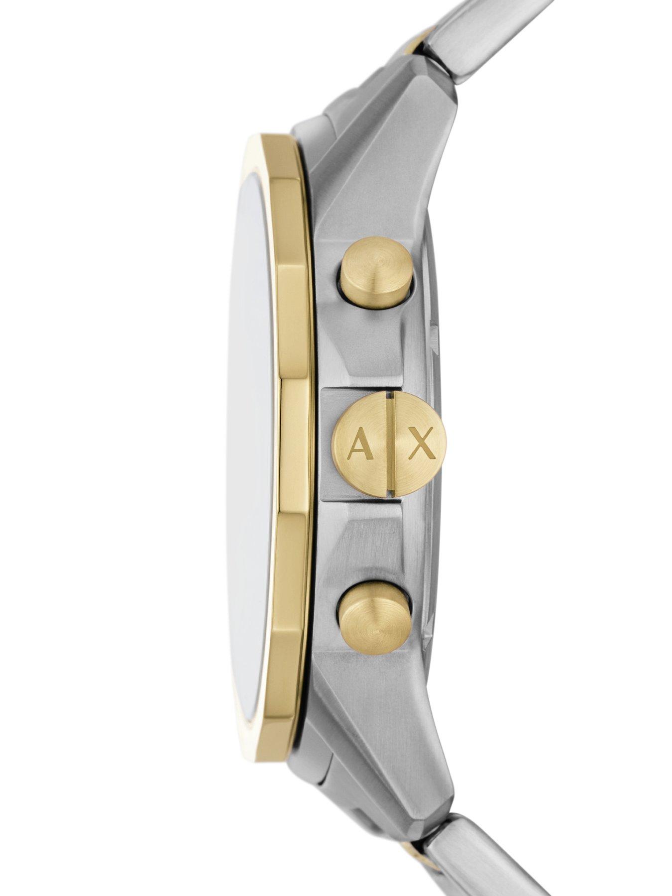 Image 4 of 6 of Armani Exchange Chronograph Watch and Bracelet Set