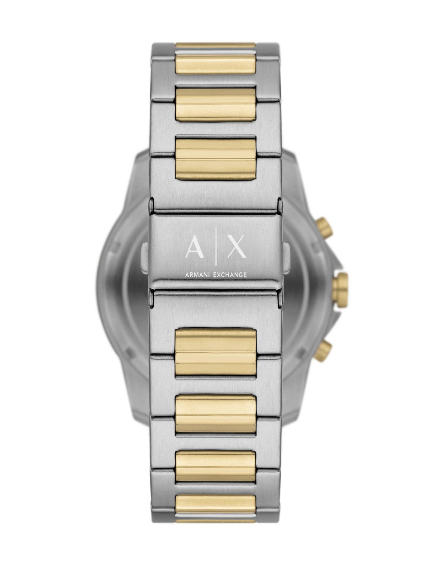 Image 5 of 6 of Armani Exchange Chronograph Watch and Bracelet Set