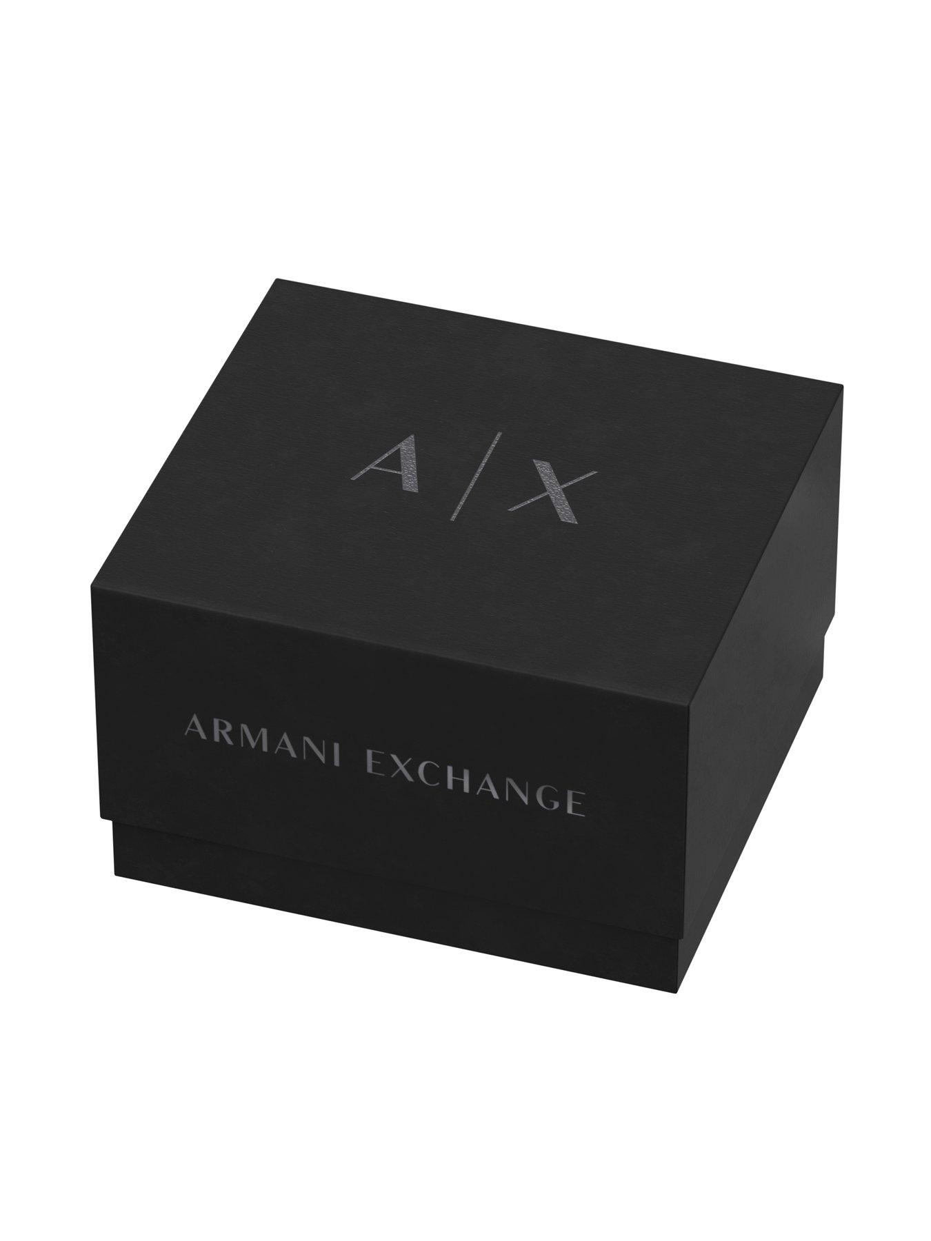 Image 7 of 7 of Armani Exchange Chronograph Two-Tone Stainless Steel Watch and Interchangeable Strap Set (AX7181SET)
