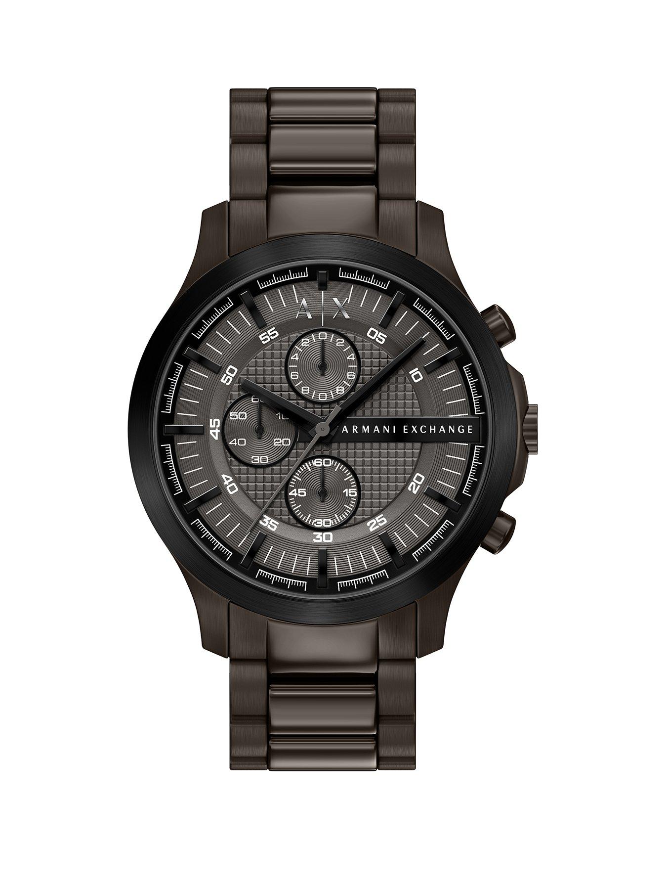 Armani Exchange Men's Chronograph Brown Stainless Steel Watch, AX2467