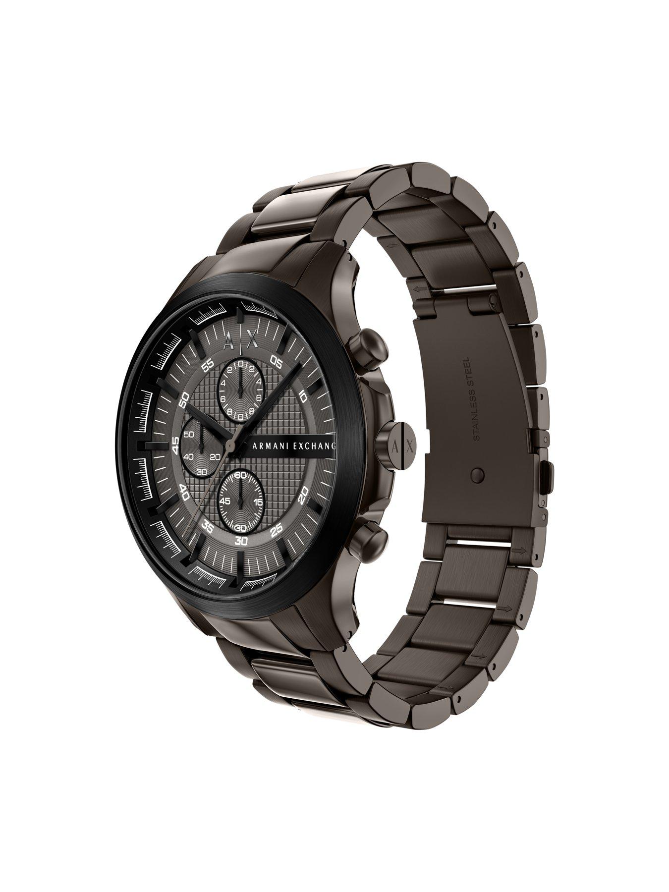 Image 6 of 7 of Armani Exchange Chronograph Brown Stainless Steel Watch (AX2467)