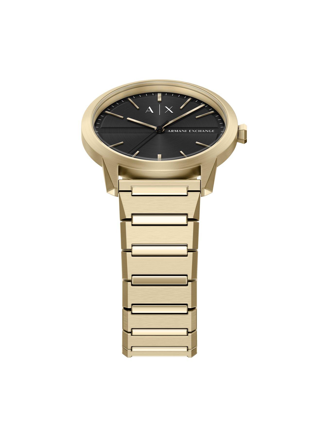 Image 5 of 7 of Armani Exchange Three-Hand Gold-Tone Stainless Steel Watch (AX2650)