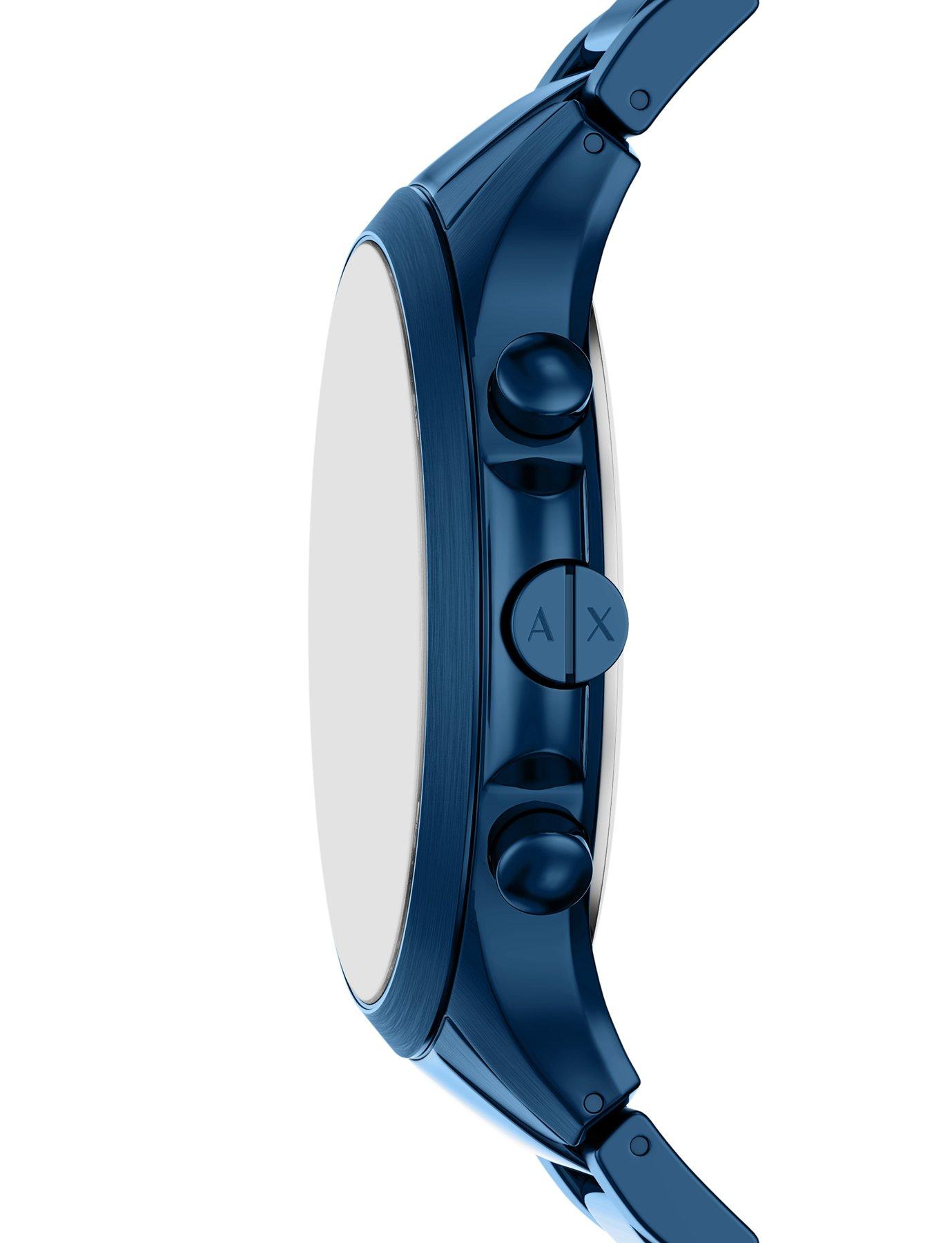 Image 4 of 7 of Armani Exchange Chronograph Blue Stainless Steel Watch (AX2468)