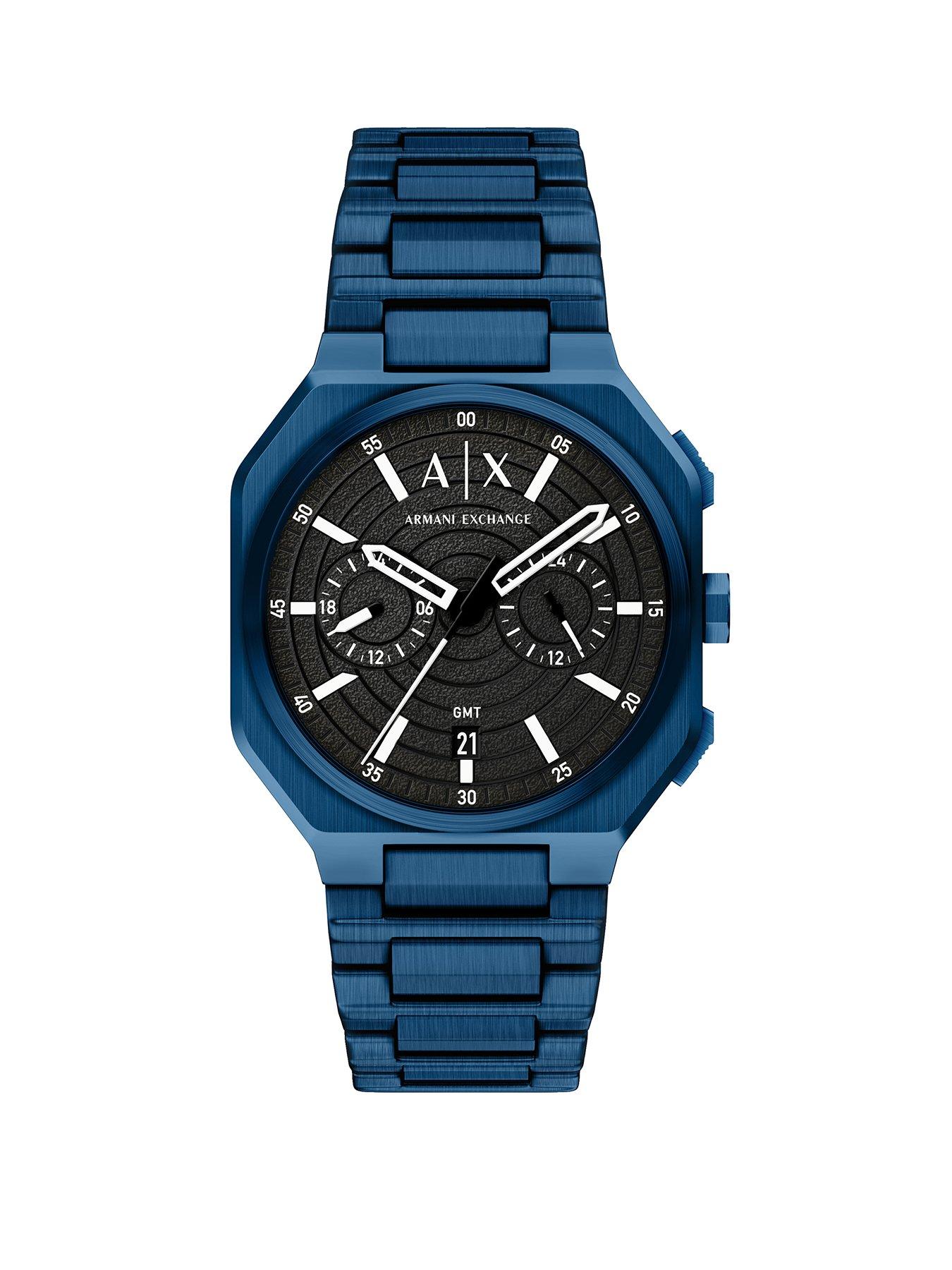 Image 1 of 7 of Armani Exchange Bass Dual-Time BlueWatch